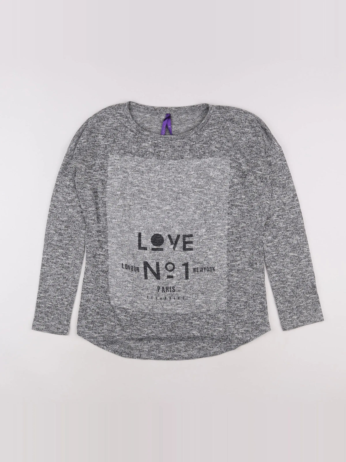 Seraphine - tee-shirt grossesse gris - 36 à 38