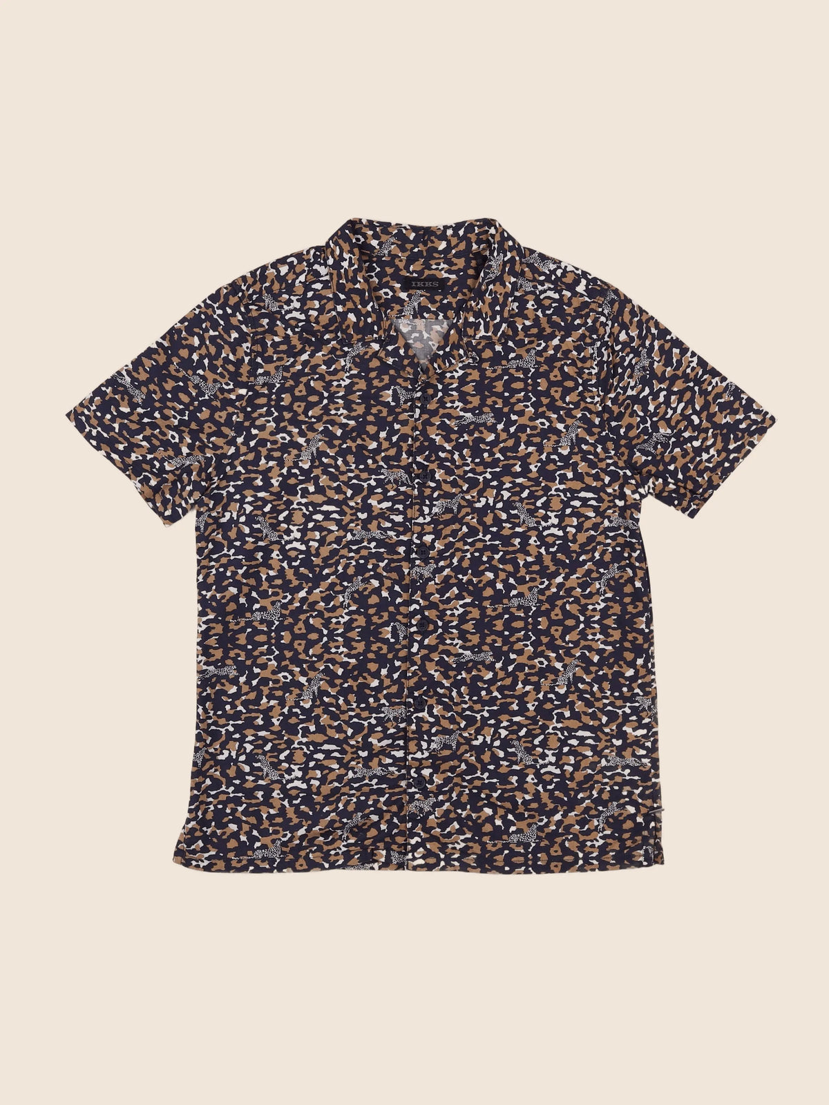 IKKS - chemise bleu, marron - 10 ans