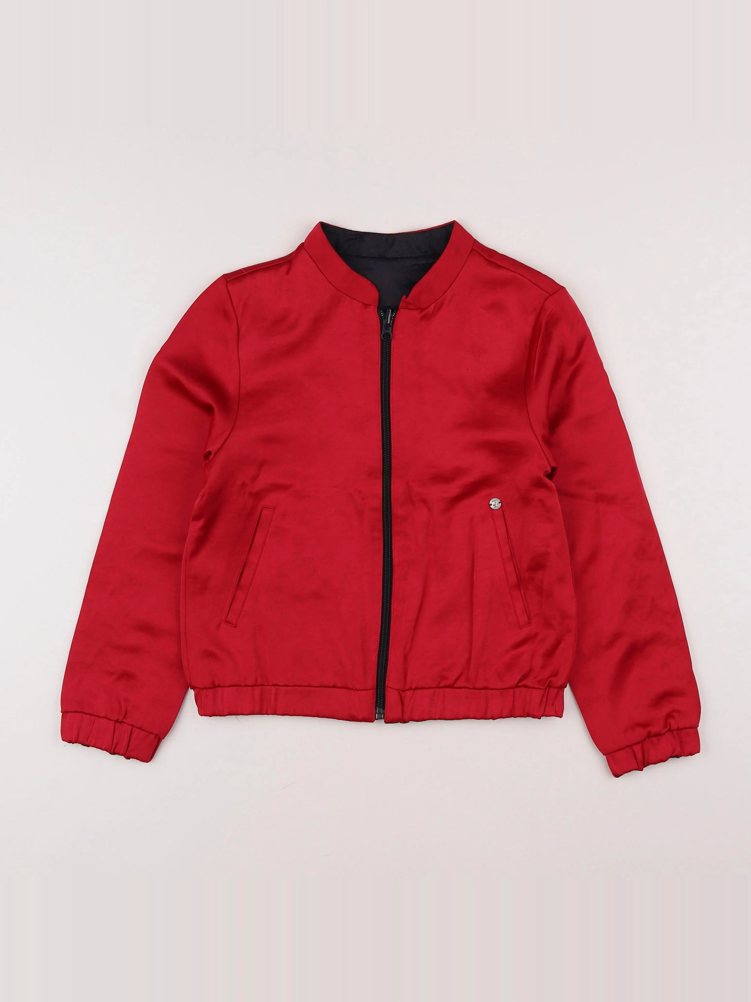 IKKS - veste réversible rose, noir - 10 ans