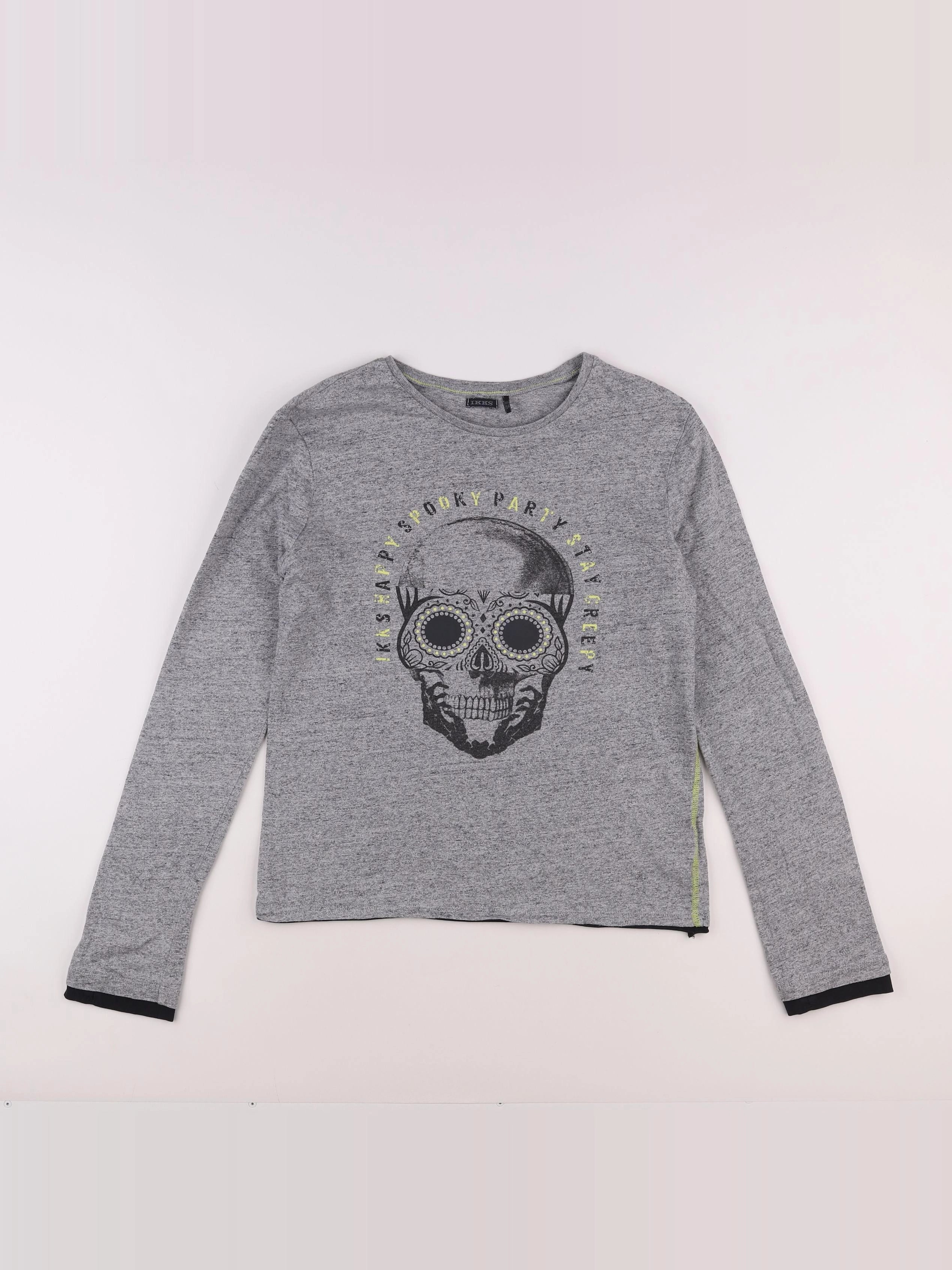 IKKS - tee-shirt gris - 14 ans
