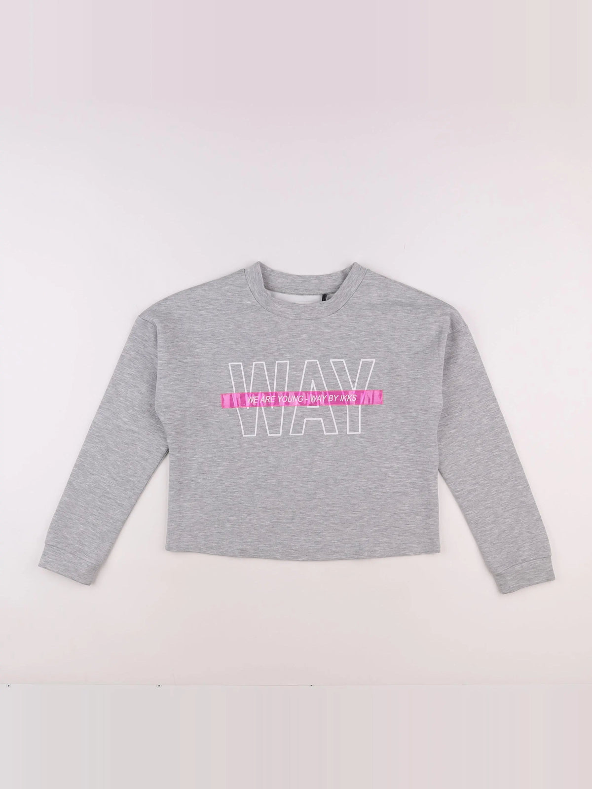 IKKS - sweat gris - 14 ans