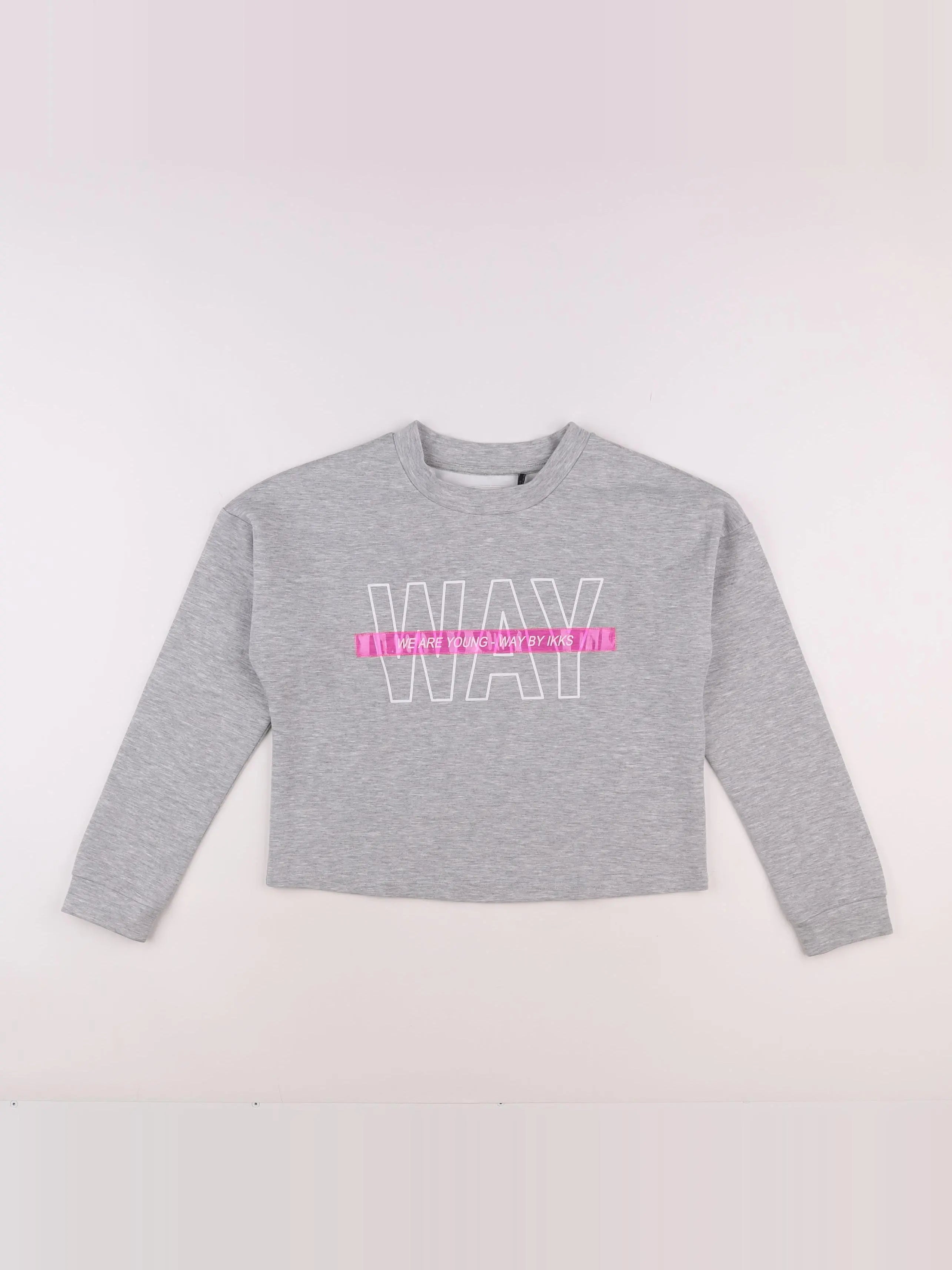 IKKS - sweat gris - 14 ans