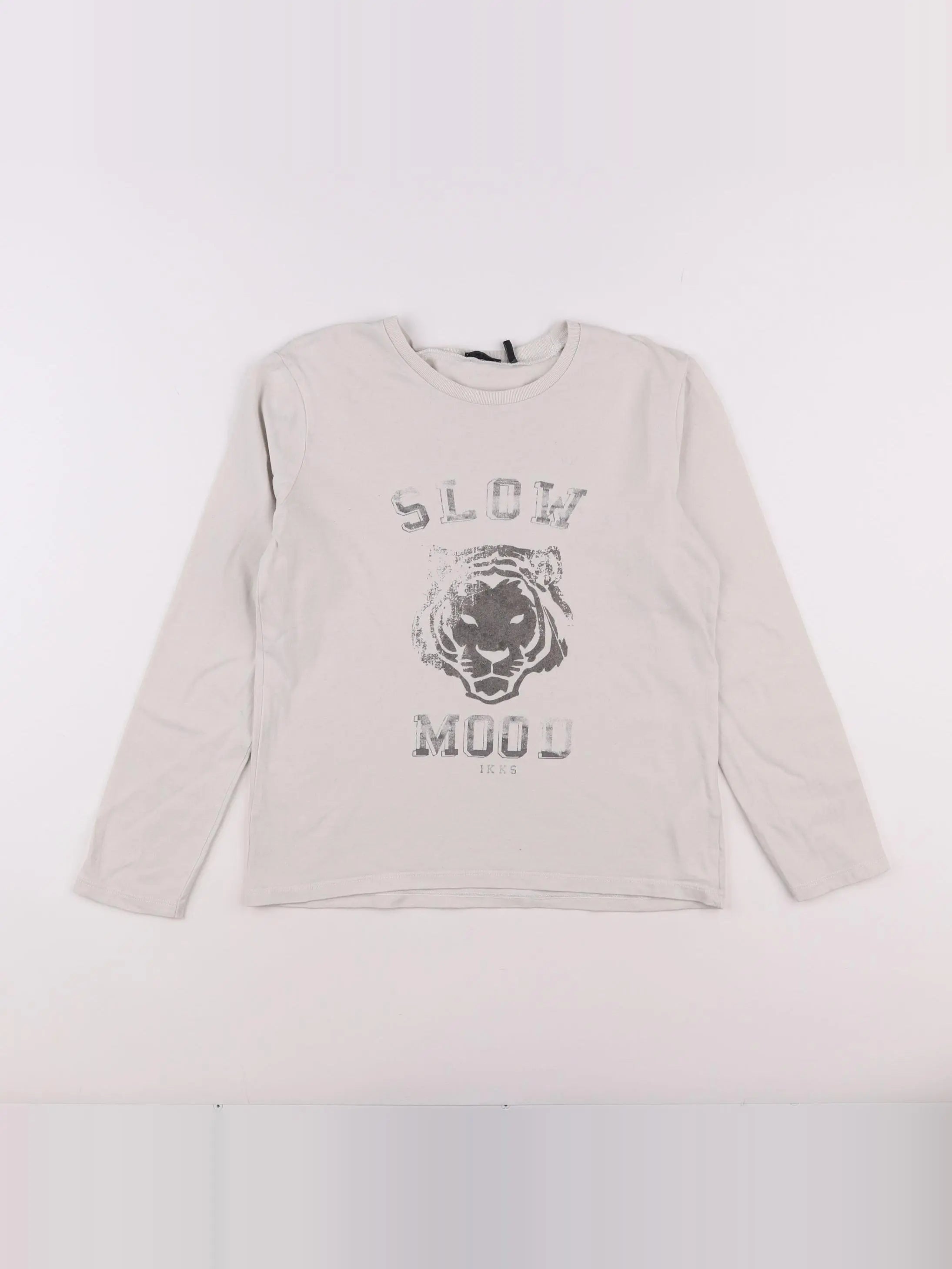 IKKS - tee-shirt beige - 10 ans