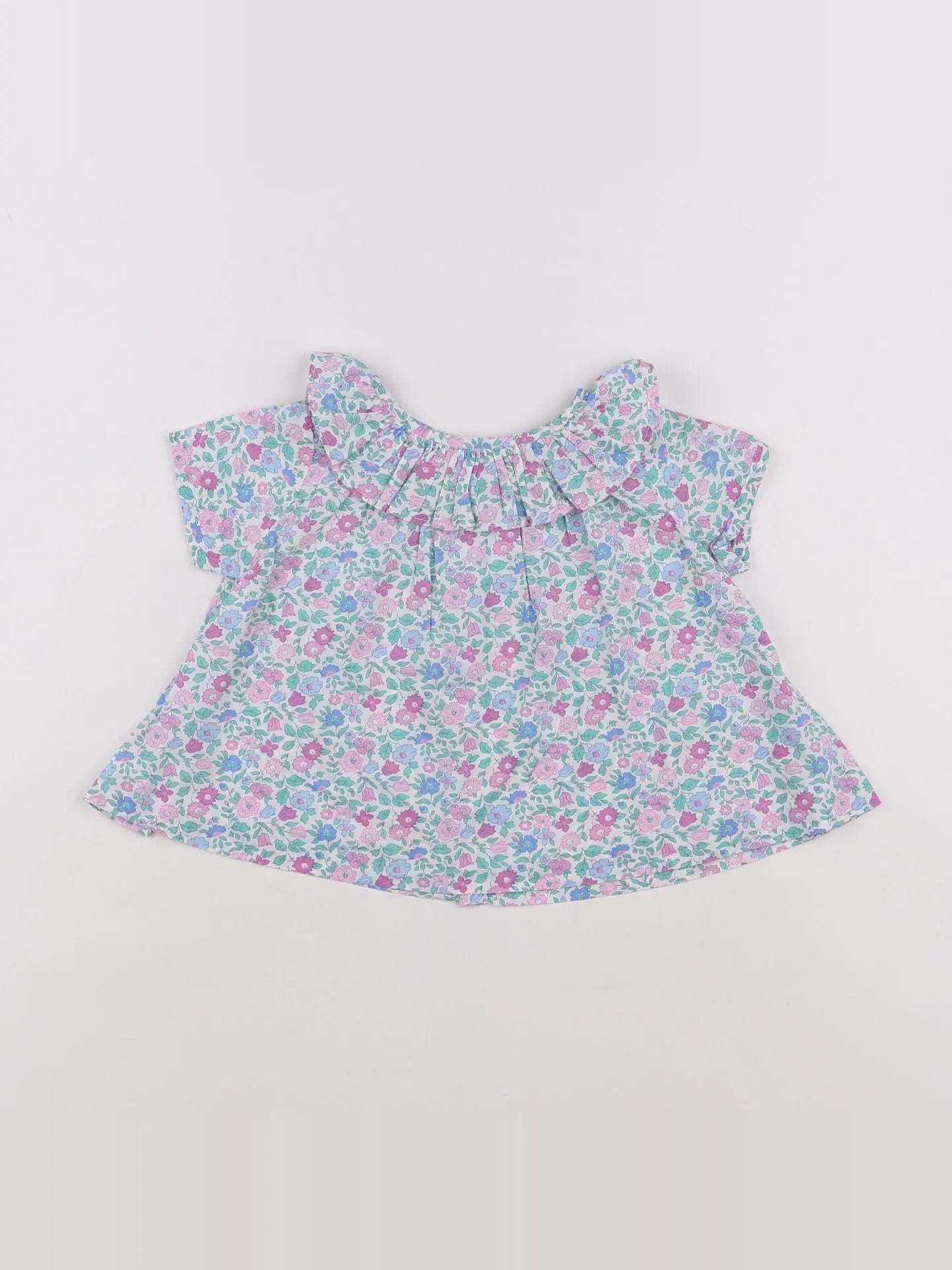 Jacadi - blouse liberty multicolore - 12 mois