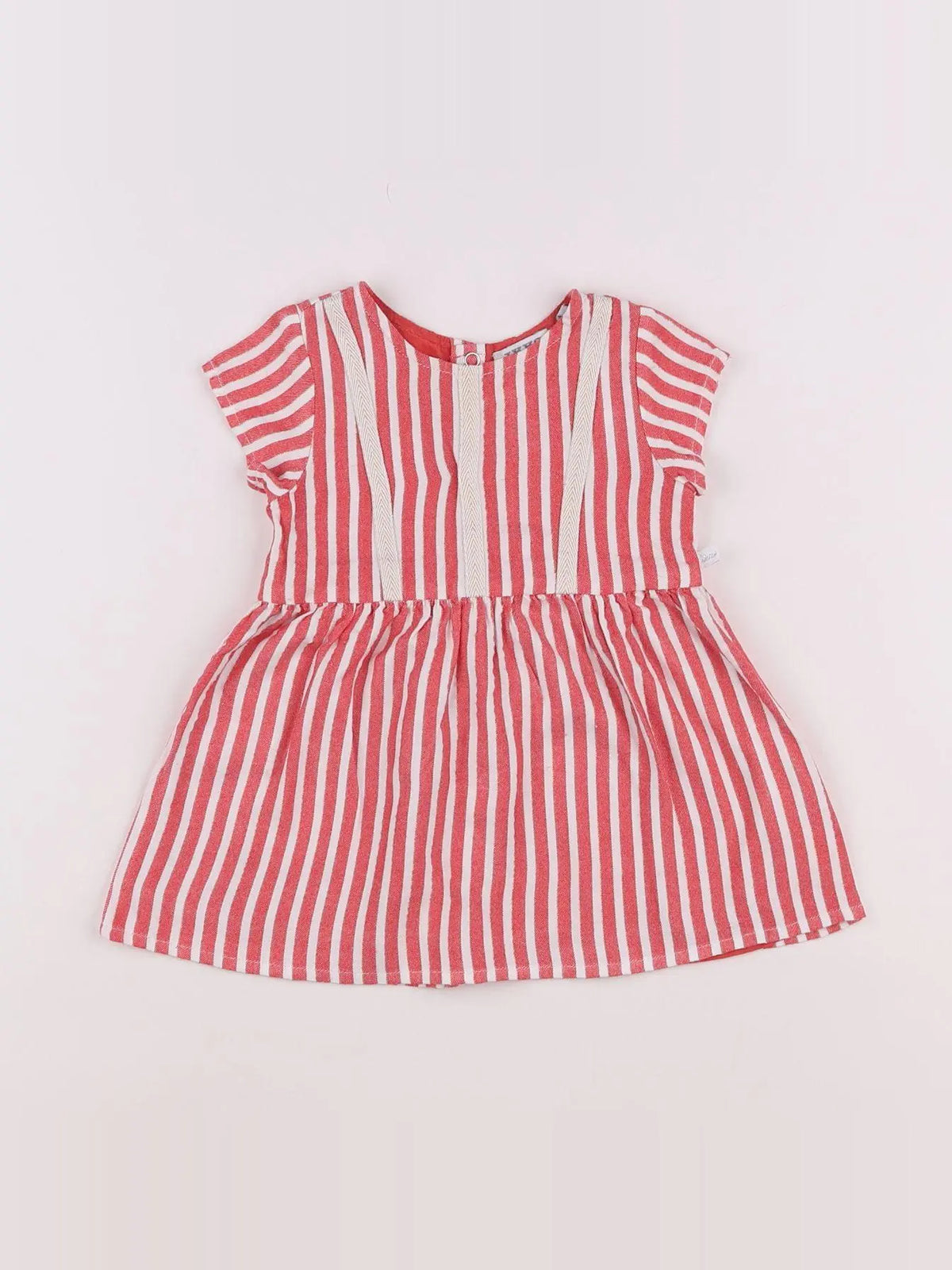 IKKS - robe orange - 6 mois