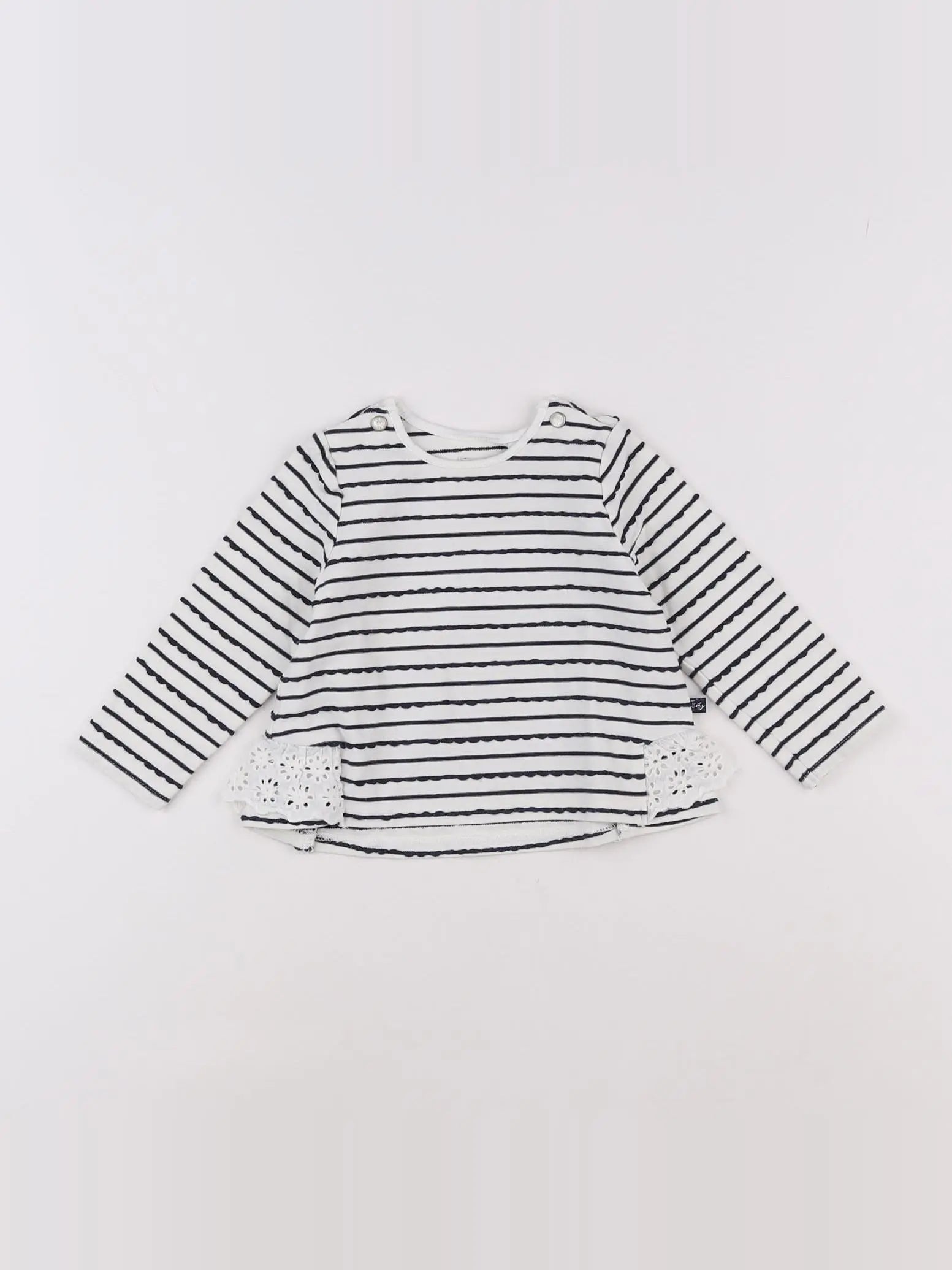 IKKS - tee-shirt blanc - 12 mois