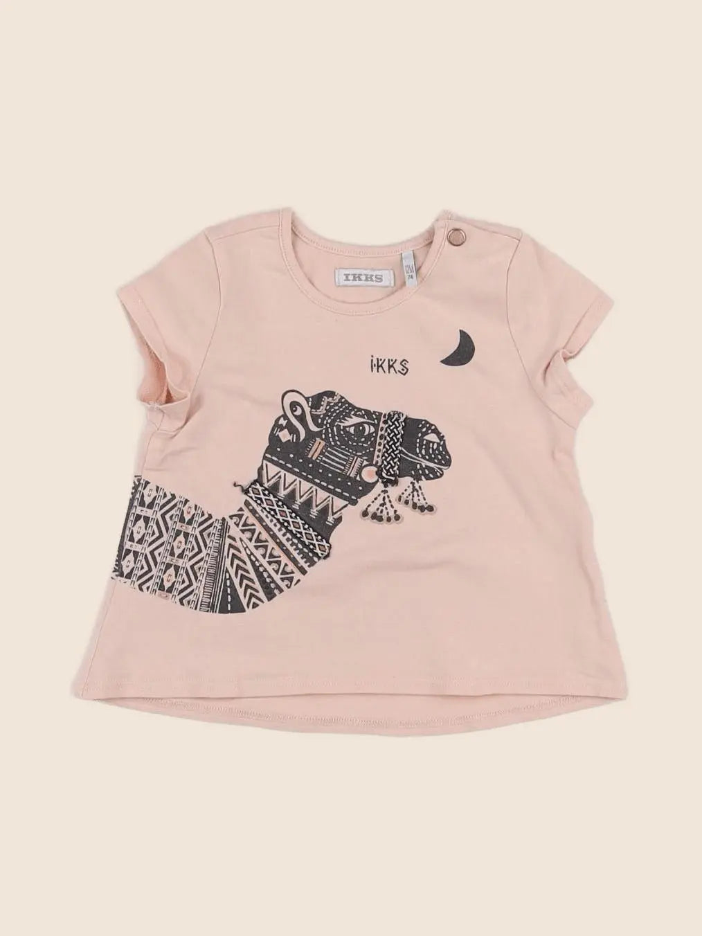 IKKS - tee-shirt rose - 12 mois