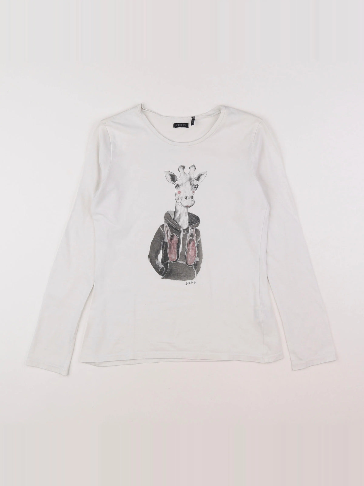 IKKS - tee-shirt blanc - 12 ans