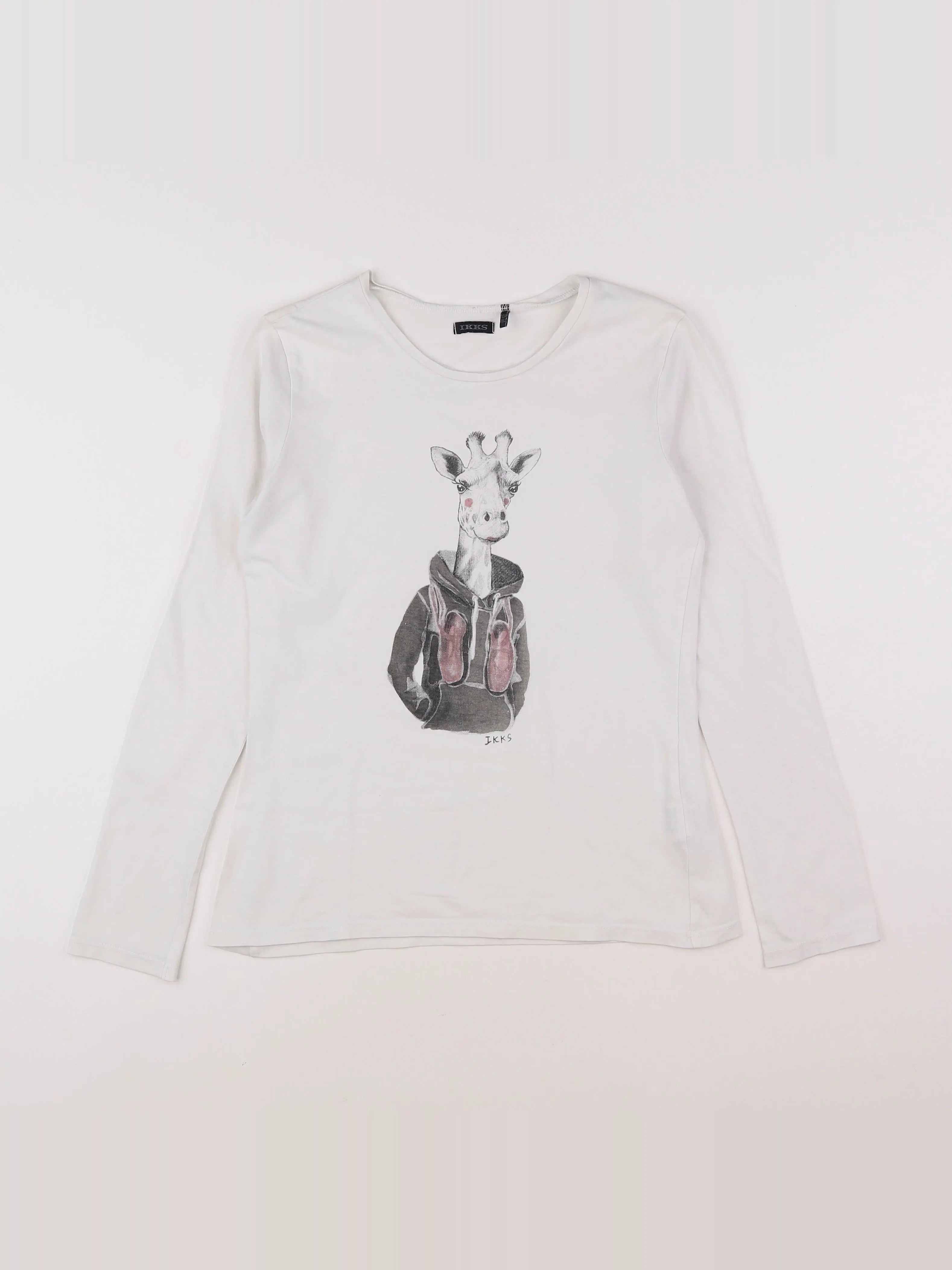 IKKS - tee-shirt blanc - 12 ans