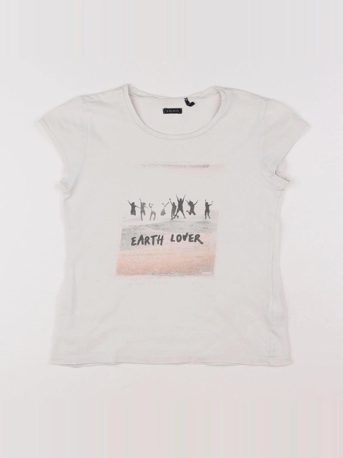 IKKS - tee-shirt blanc - 10 ans