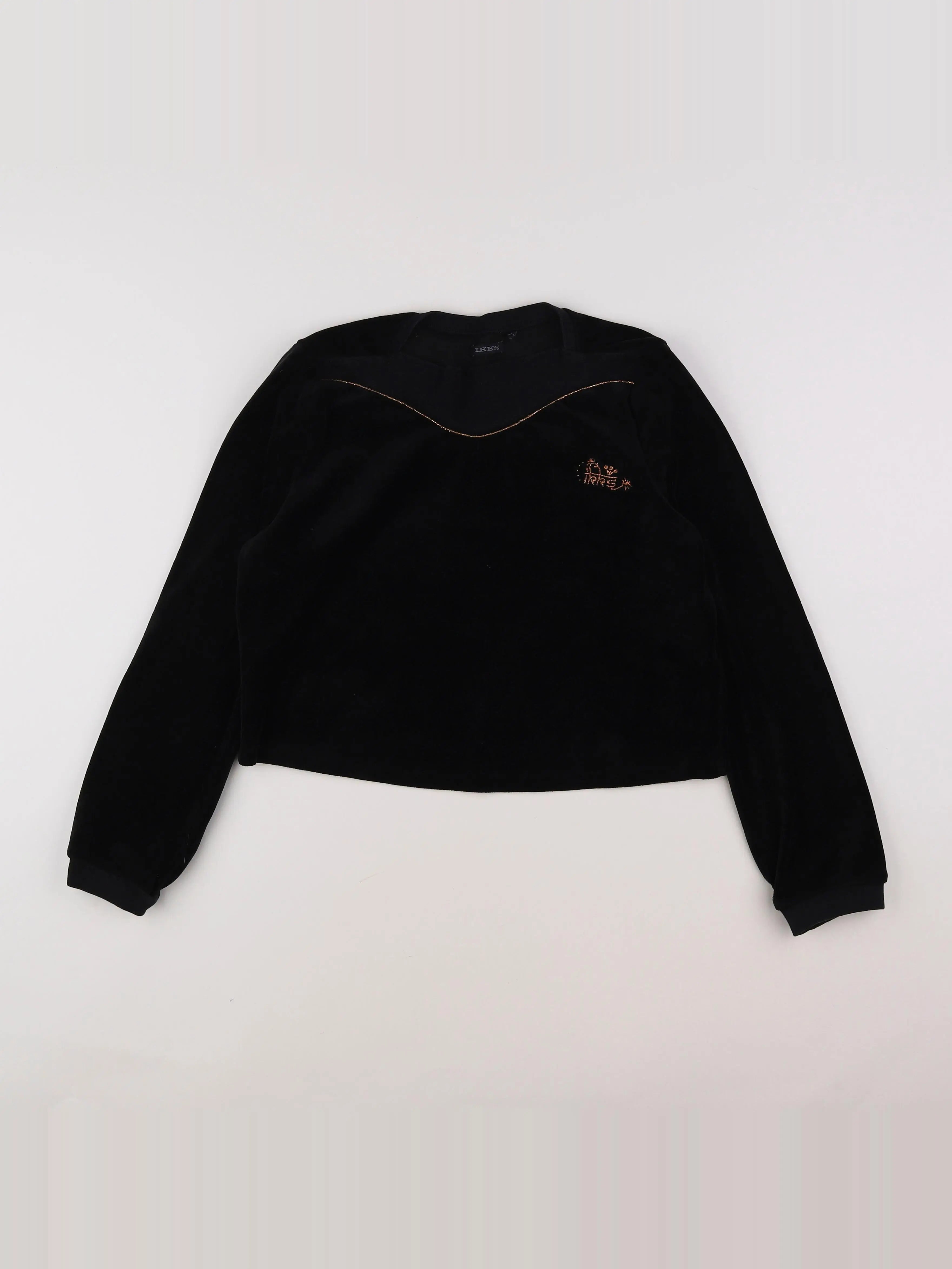 IKKS - sweat noir - 12 ans