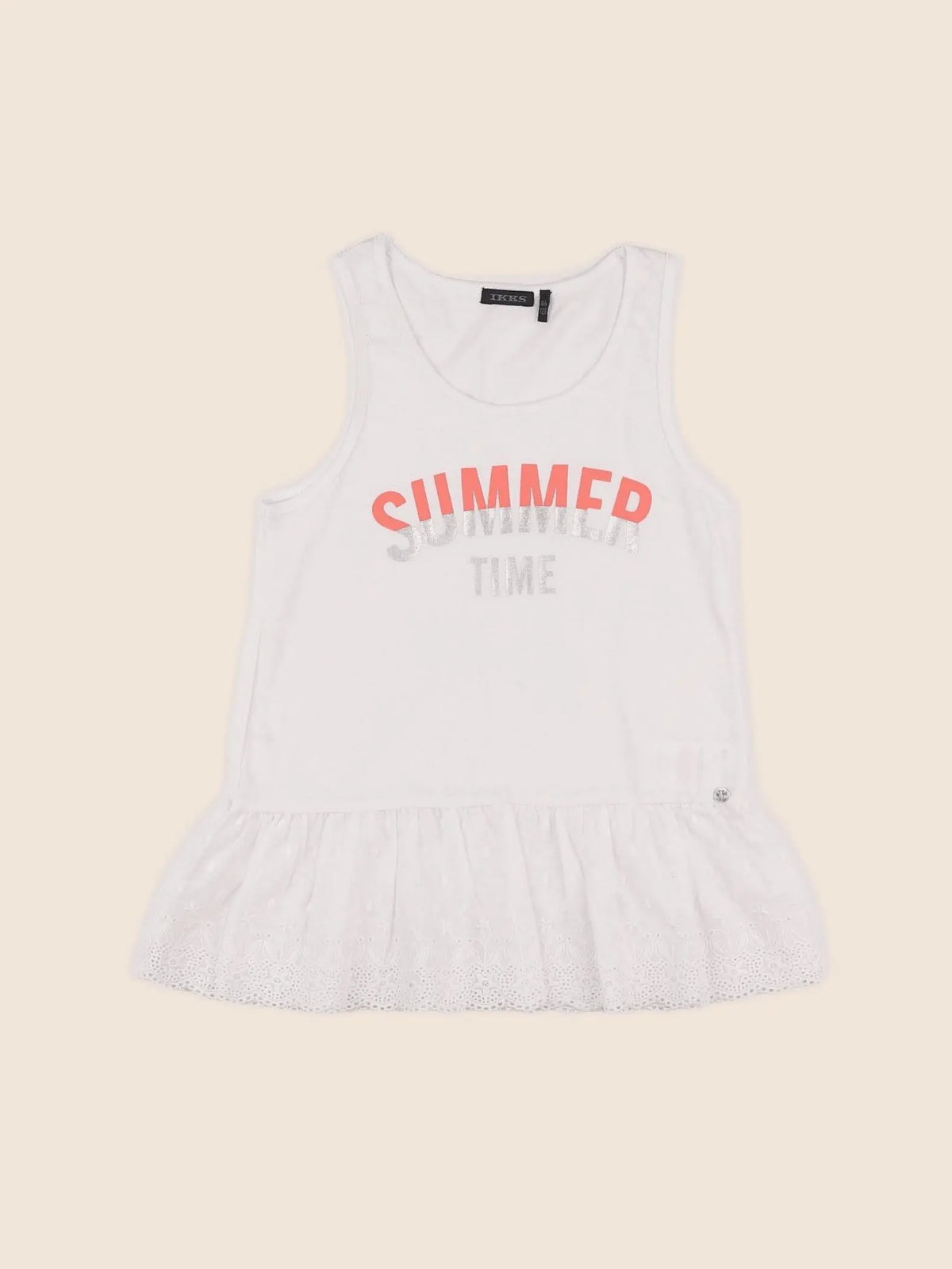 IKKS - débardeur beige - 8 ans