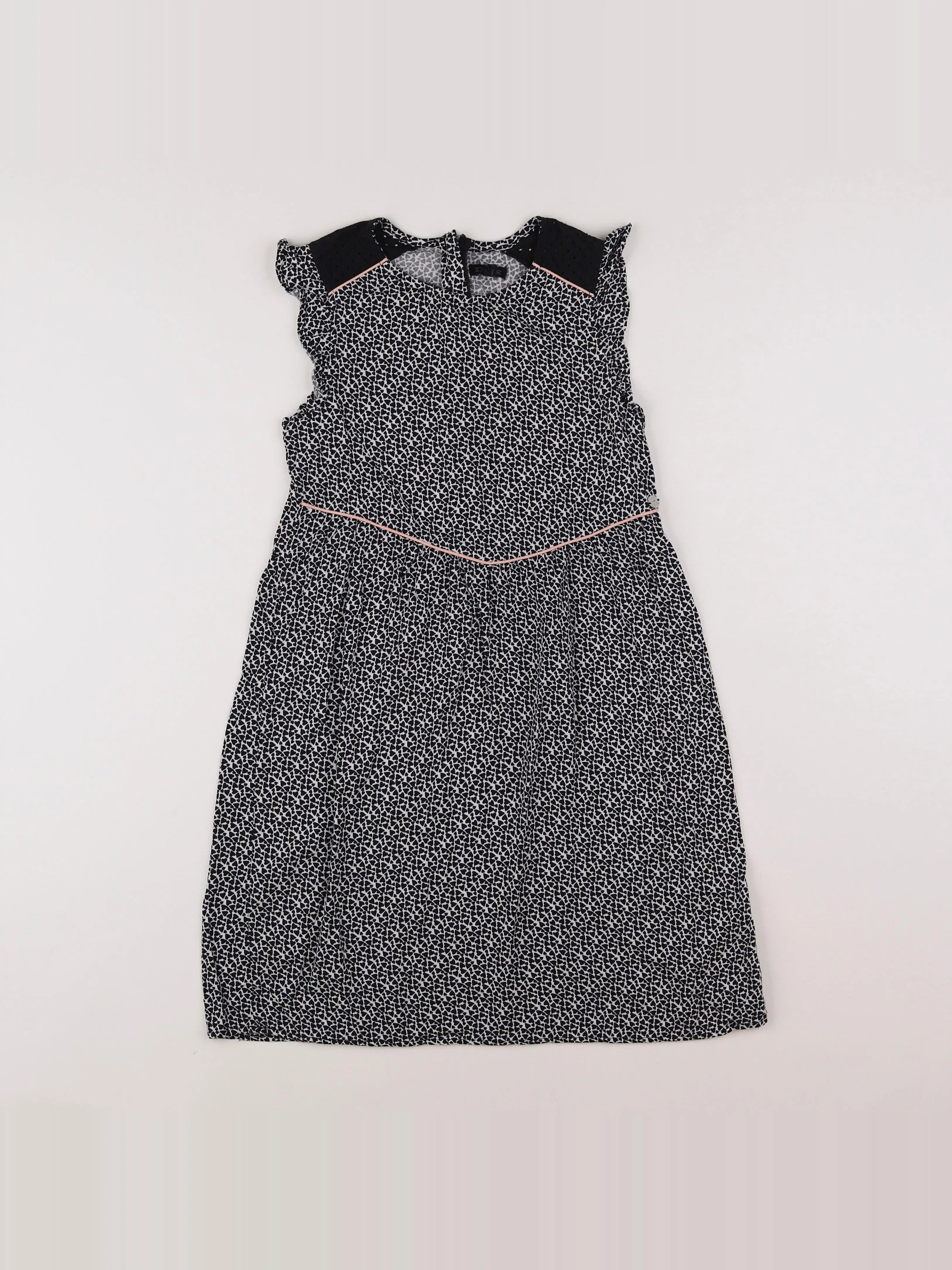 IKKS - robe noir - 10 ans