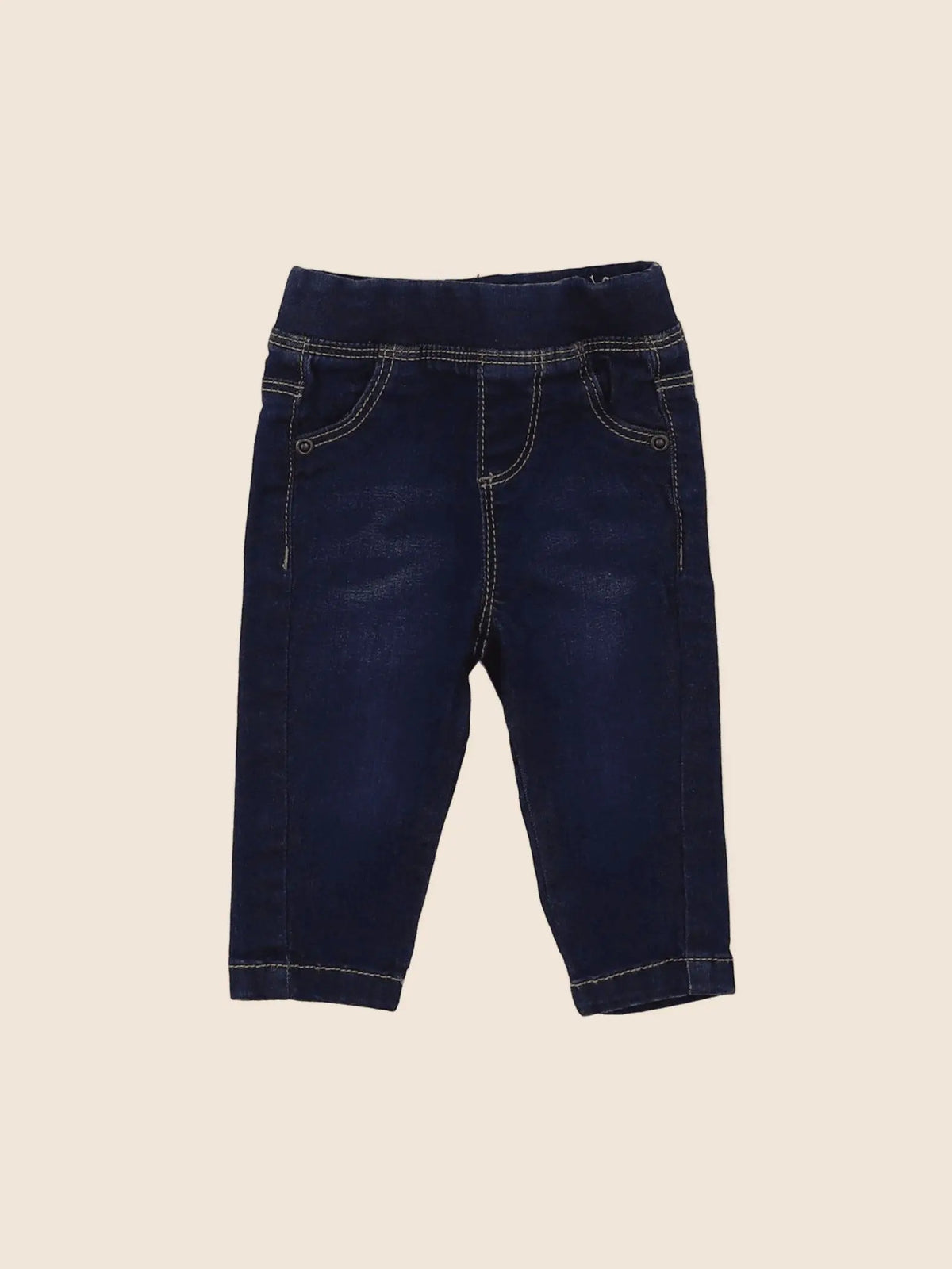 Vertbaudet - jegging bleu - 3 mois