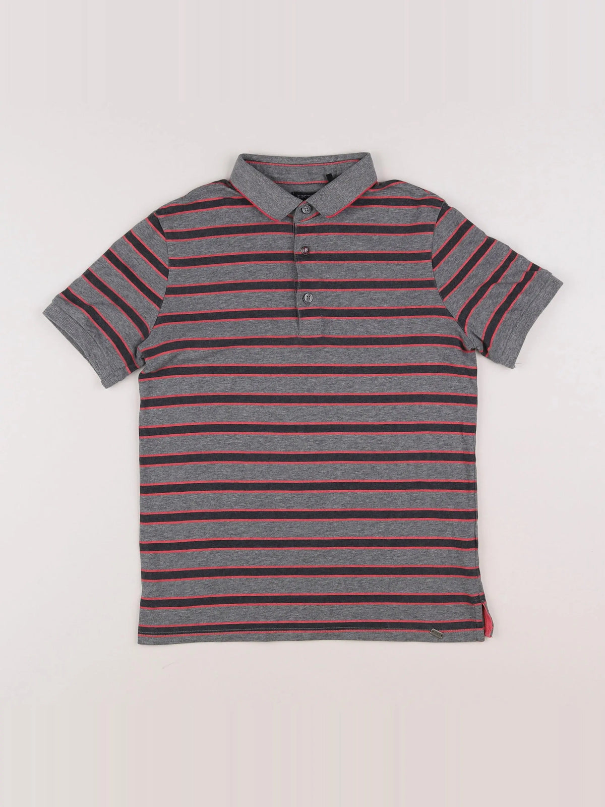 IKKS - polo gris - 10 ans