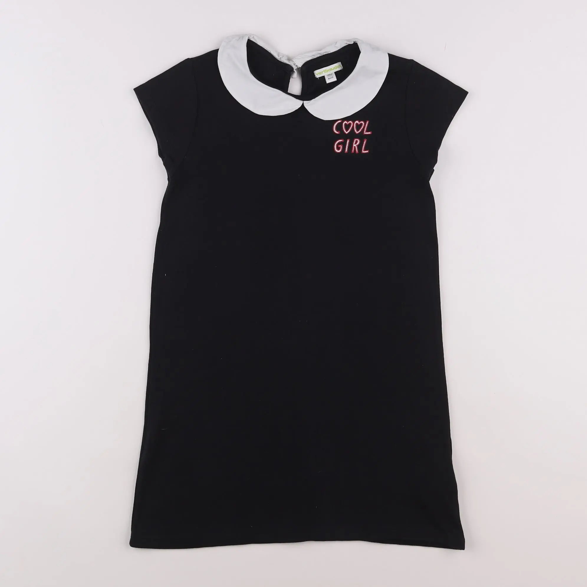 Vertbaudet - robe noir - 8 ans