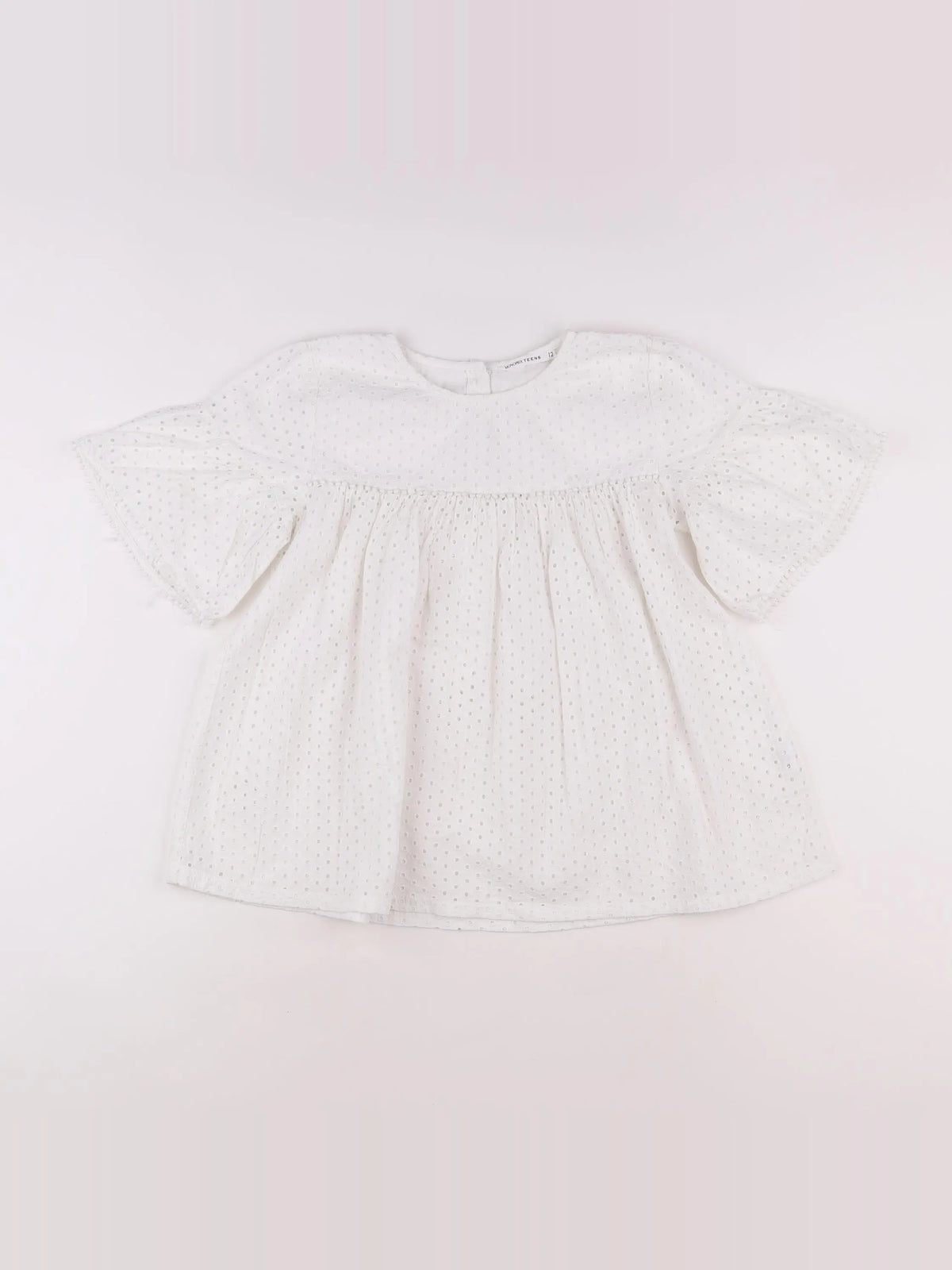 Monoprix - blouse blanc - 12 ans
