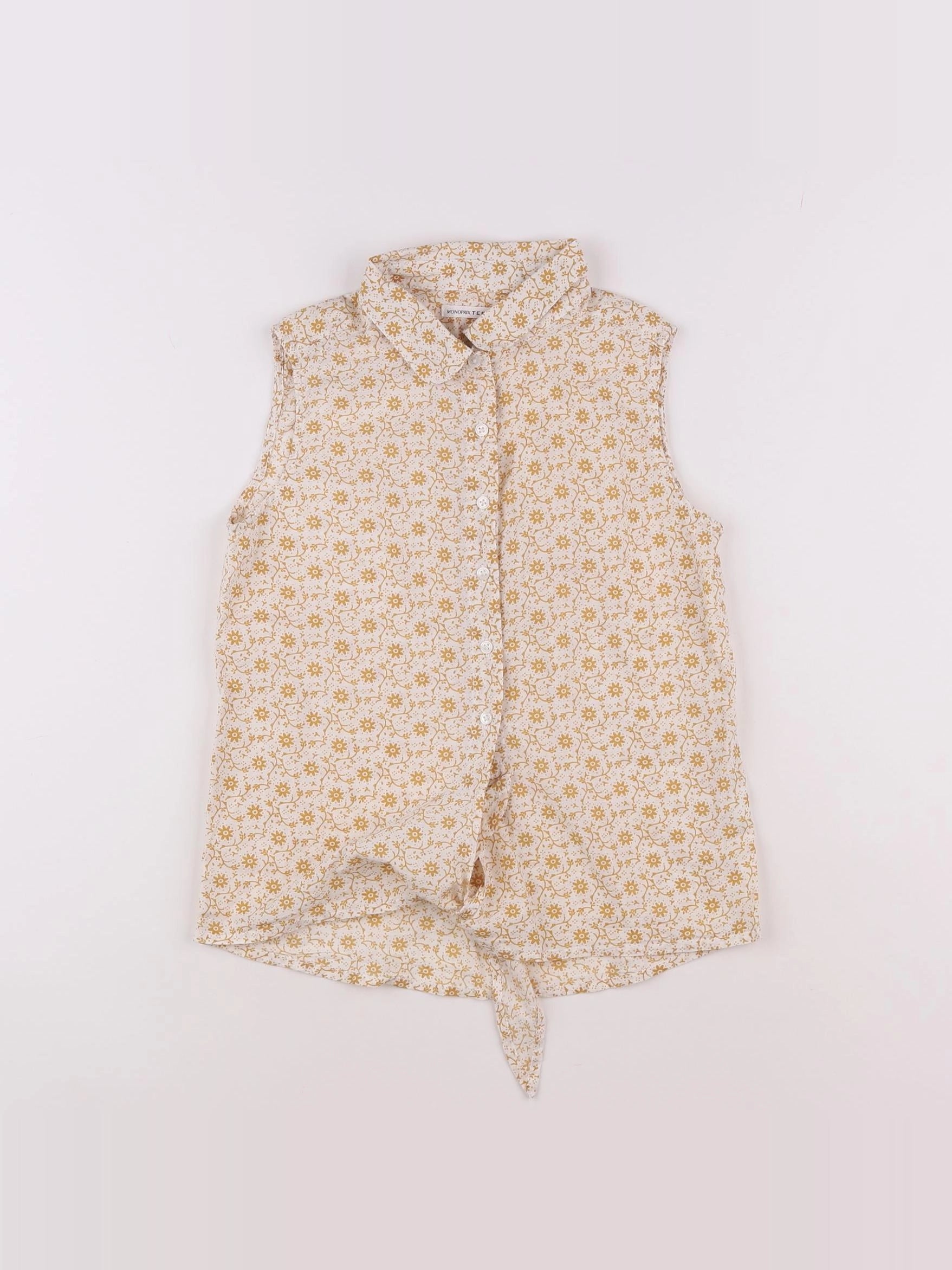 Monoprix - blouse jaune - 12 ans
