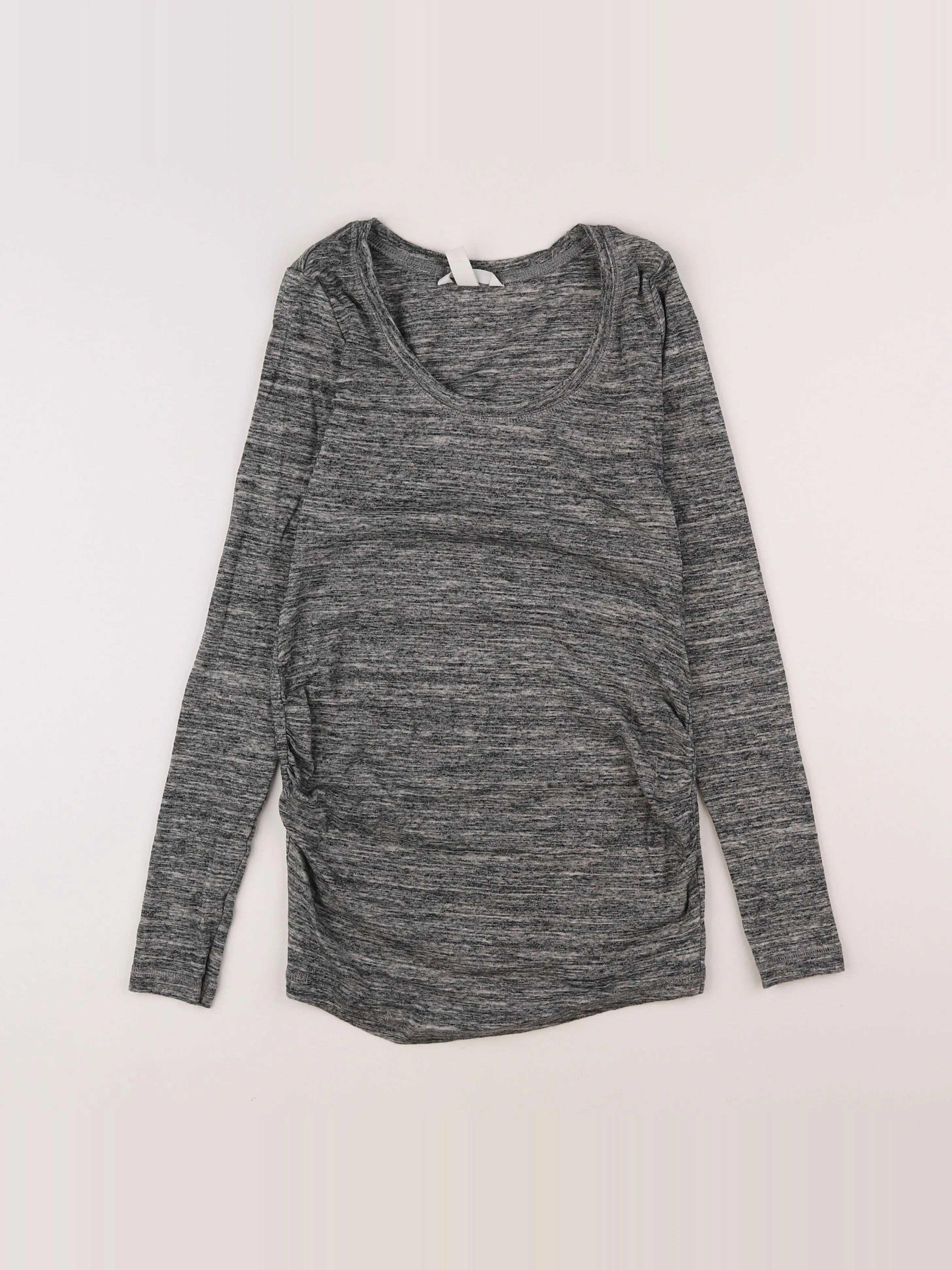 H&M - tee-shirt grossesse gris - 36