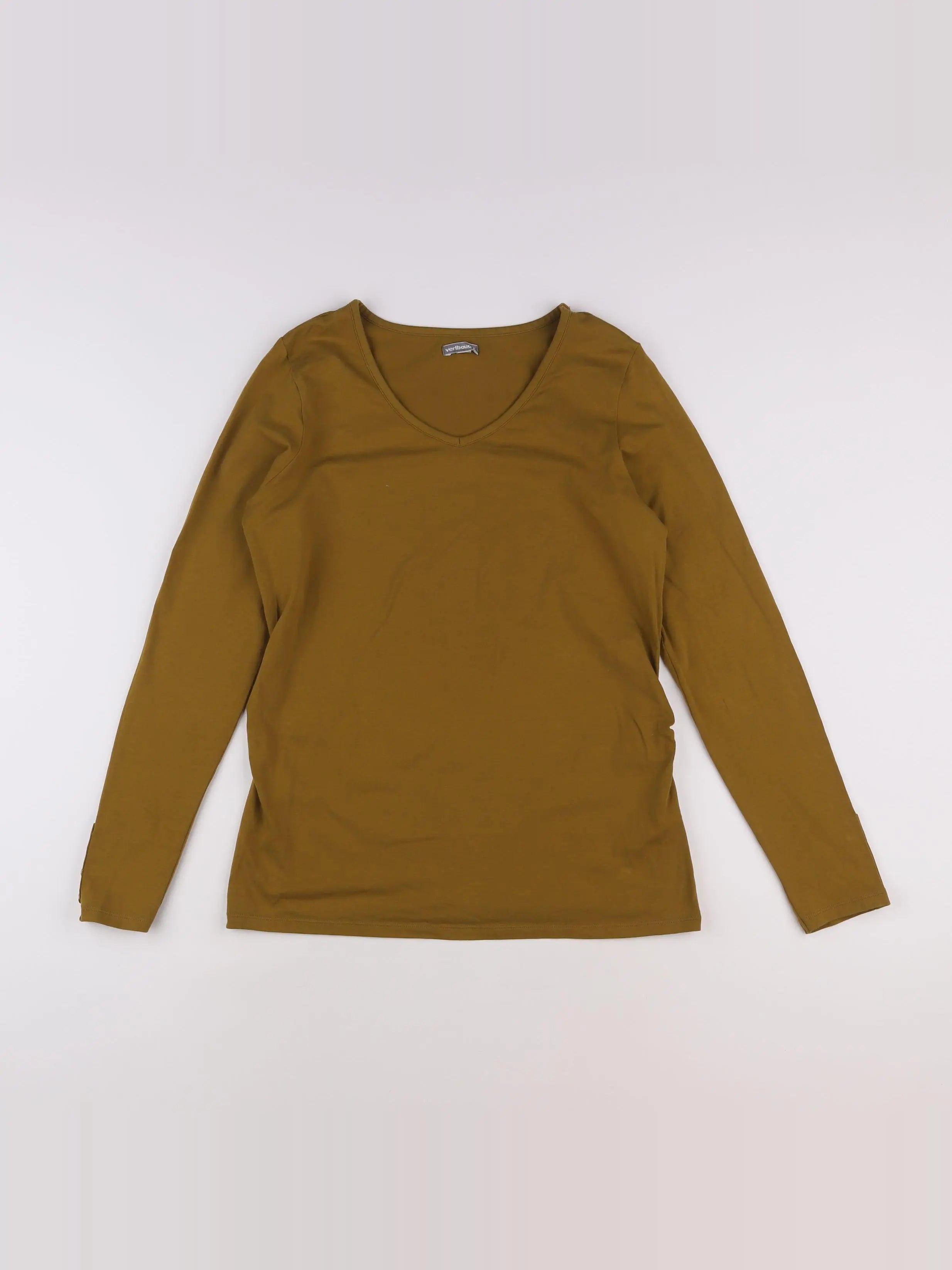 Vertbaudet - tee-shirt grossesse, grossesse marron - 38