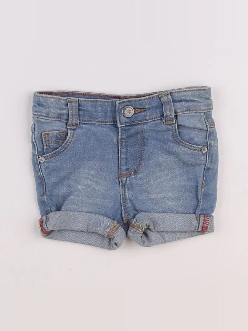 Tape à l'oeil - short bleu - 6 mois