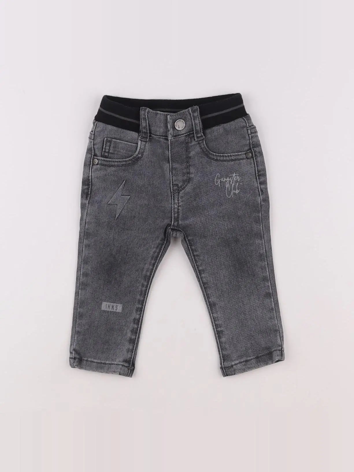 IKKS - jean gris - 6 mois