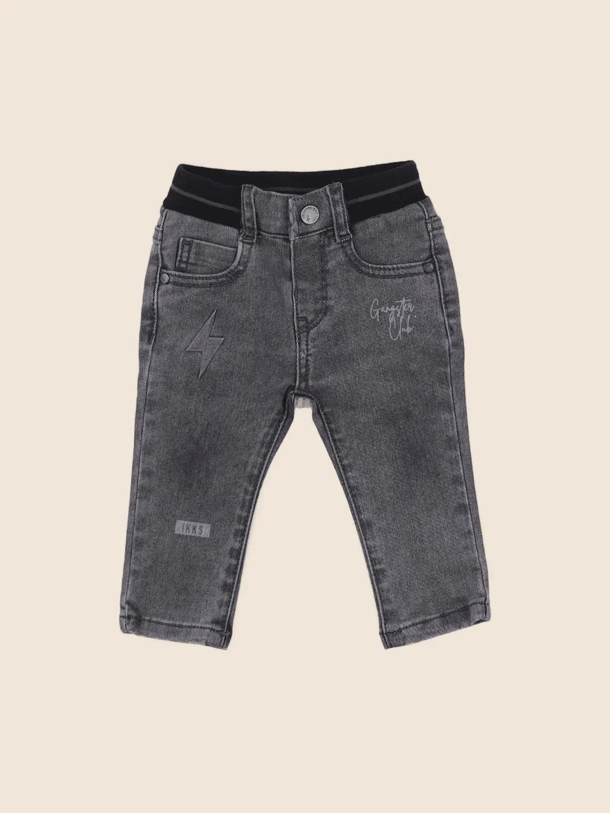 IKKS - jean gris - 6 mois