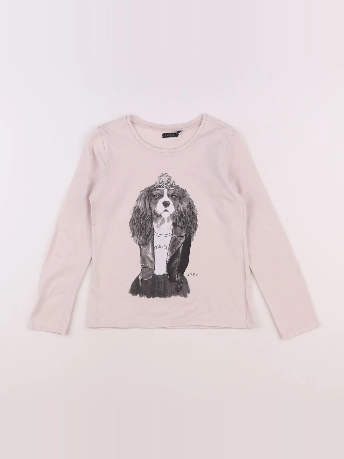IKKS - tee-shirt rose - 8 ans