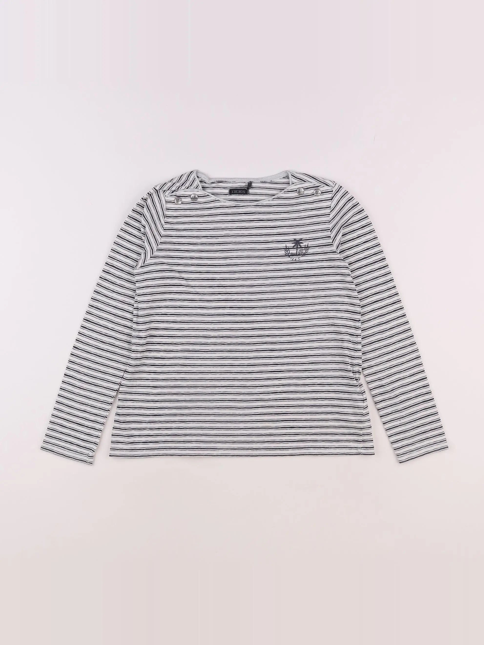 IKKS - tee-shirt bleu - 10 ans