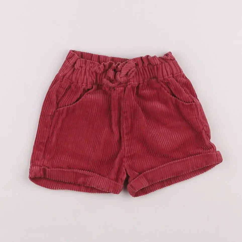 Vertbaudet - short rose - 6 mois