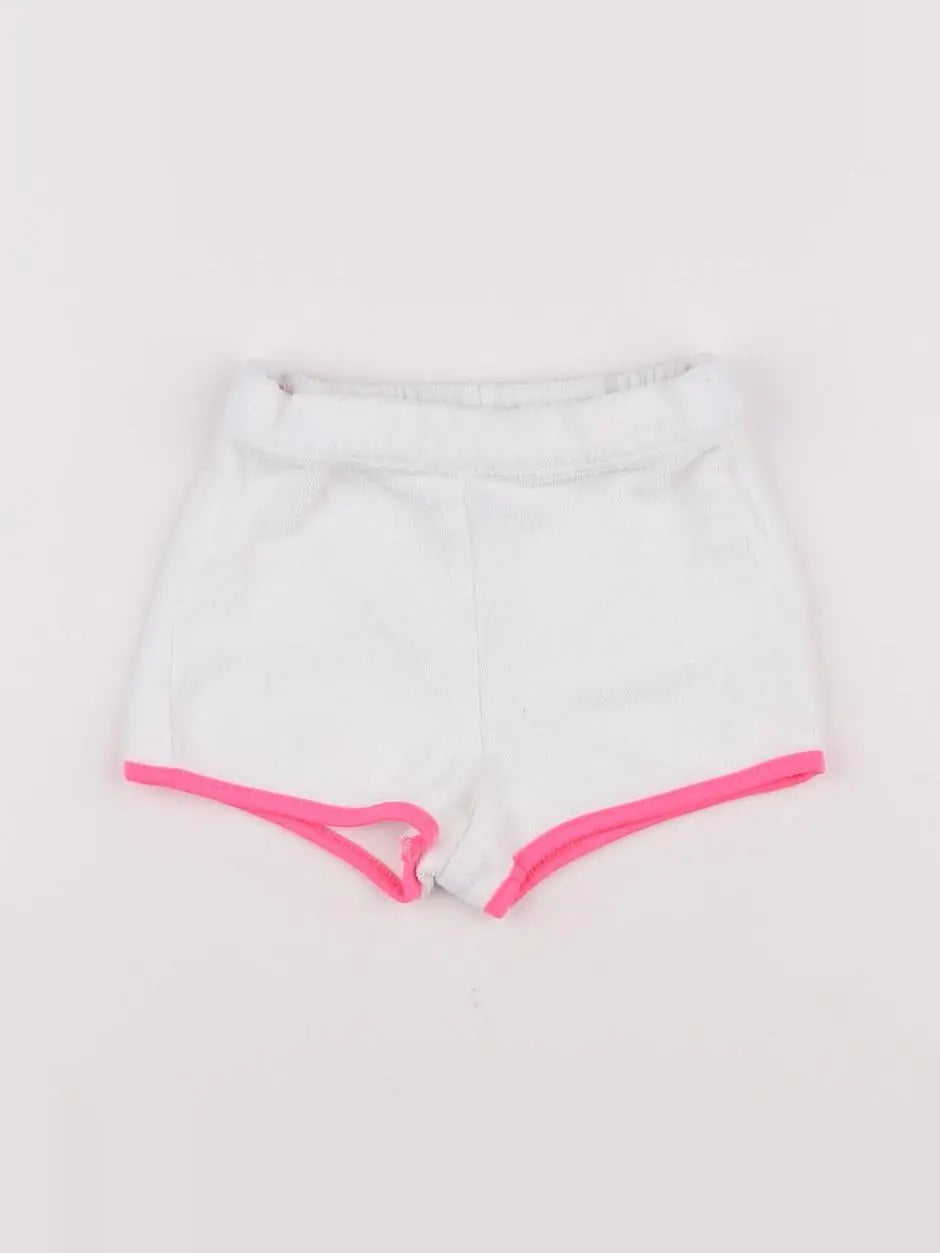 Jacadi - short blanc - 6 mois