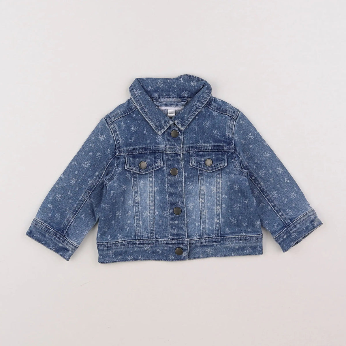 Vertbaudet - veste bleu - 6 mois
