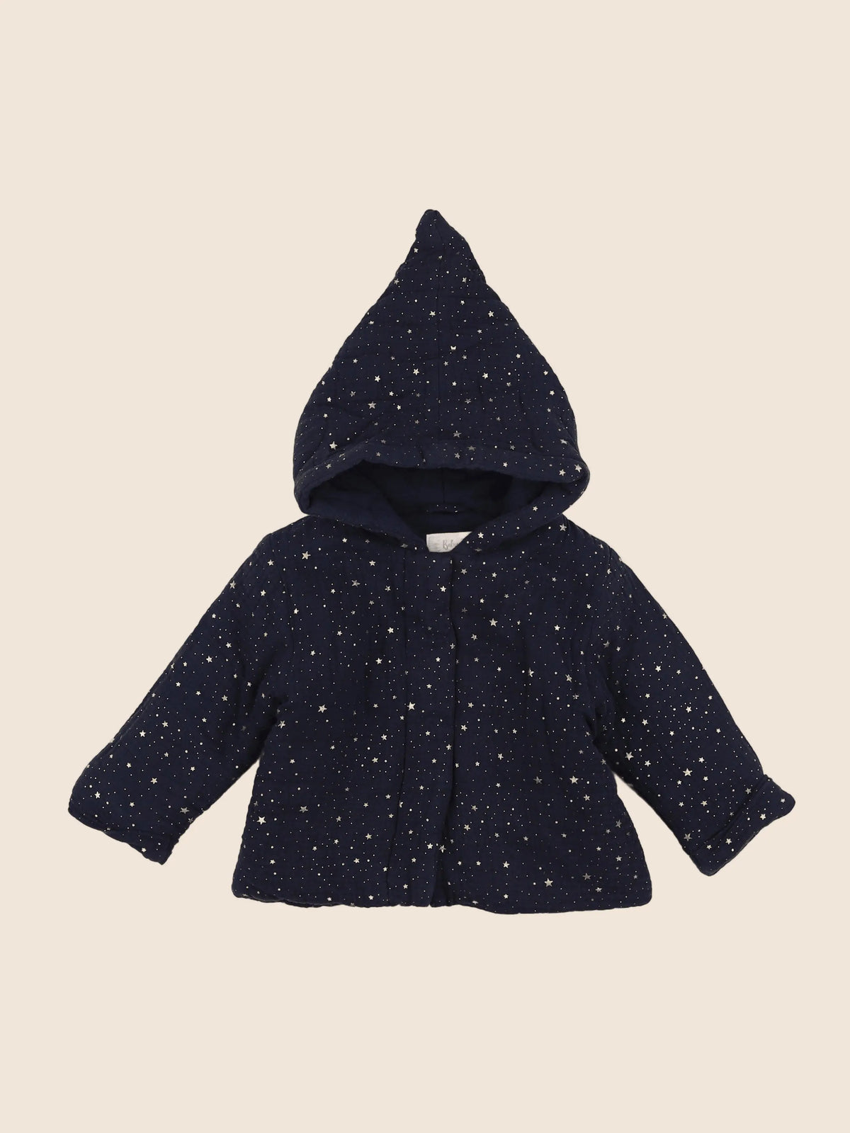 Vertbaudet - veste bleu, or - 9 mois