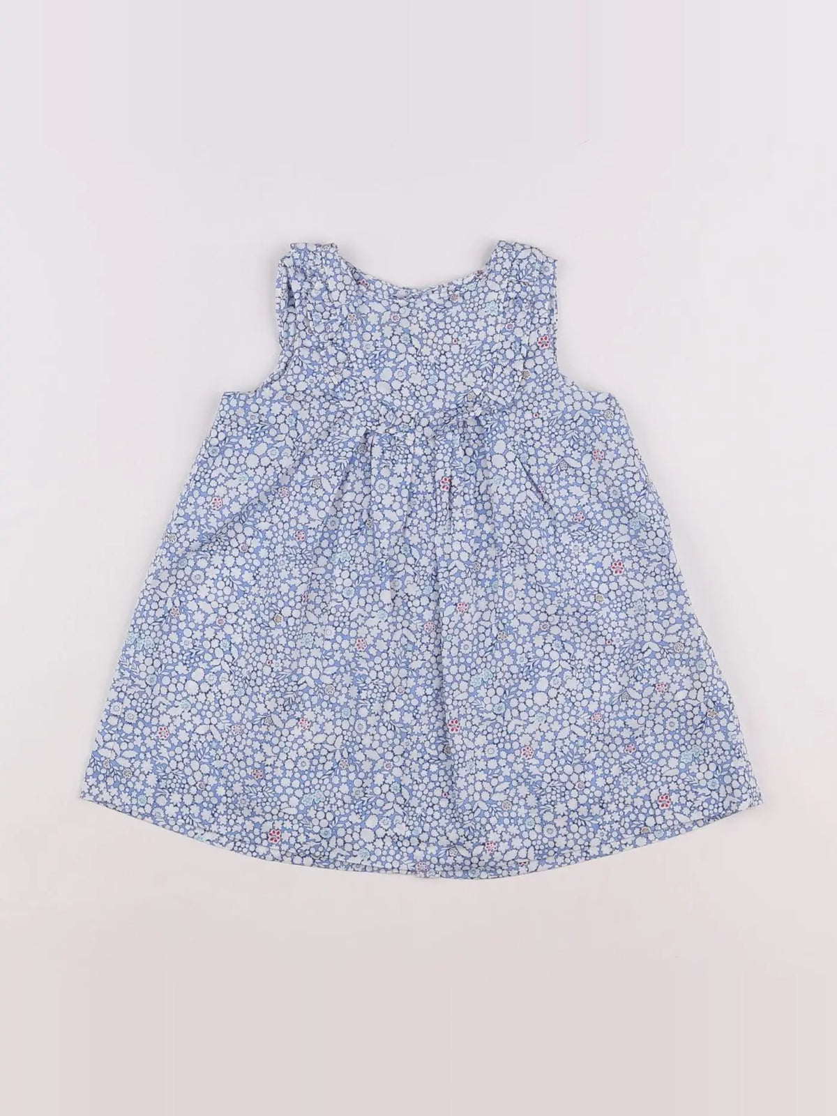 Jacadi - robe liberty bleu - 12 mois