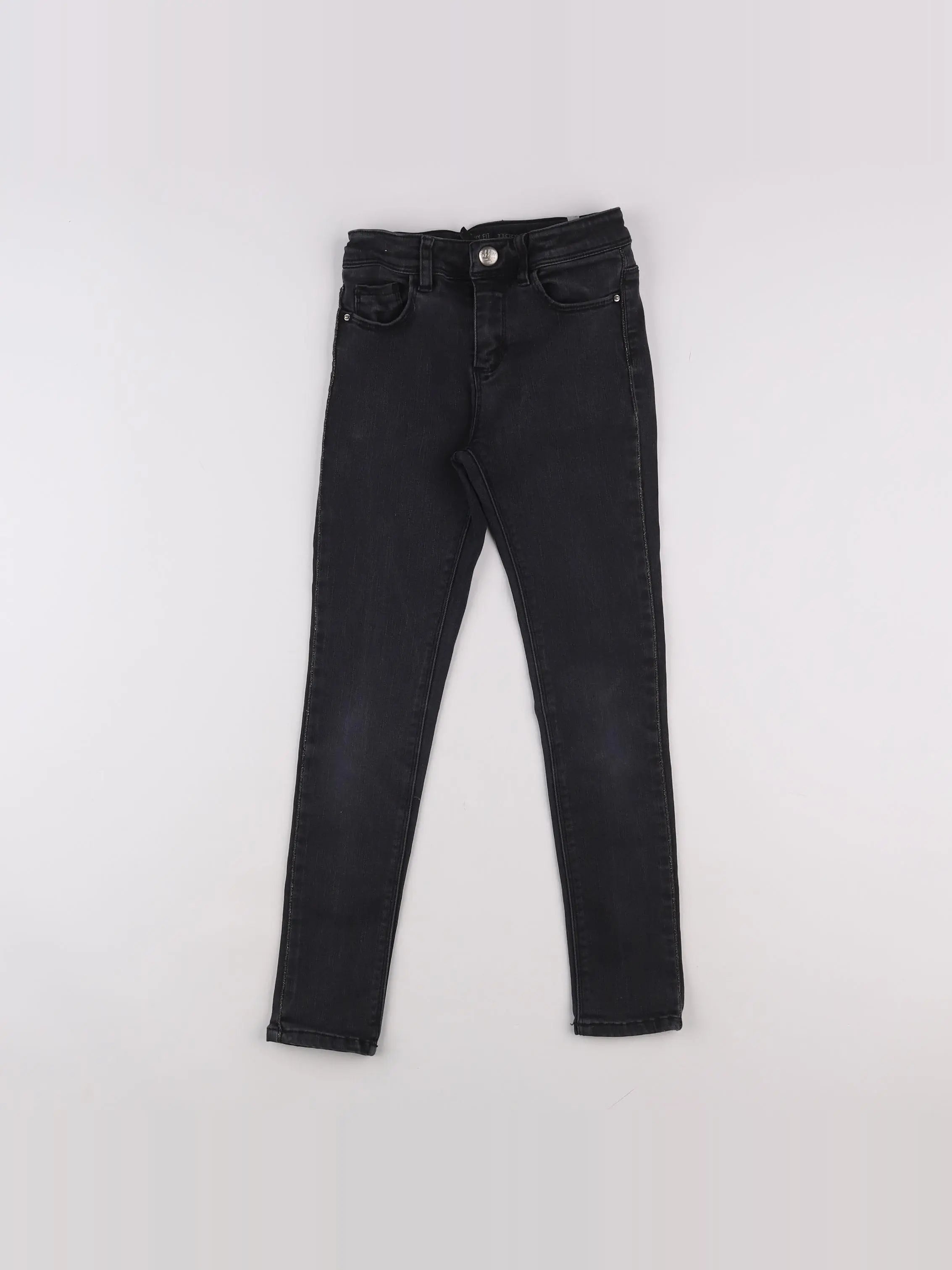 IKKS - jean gris - 8 ans