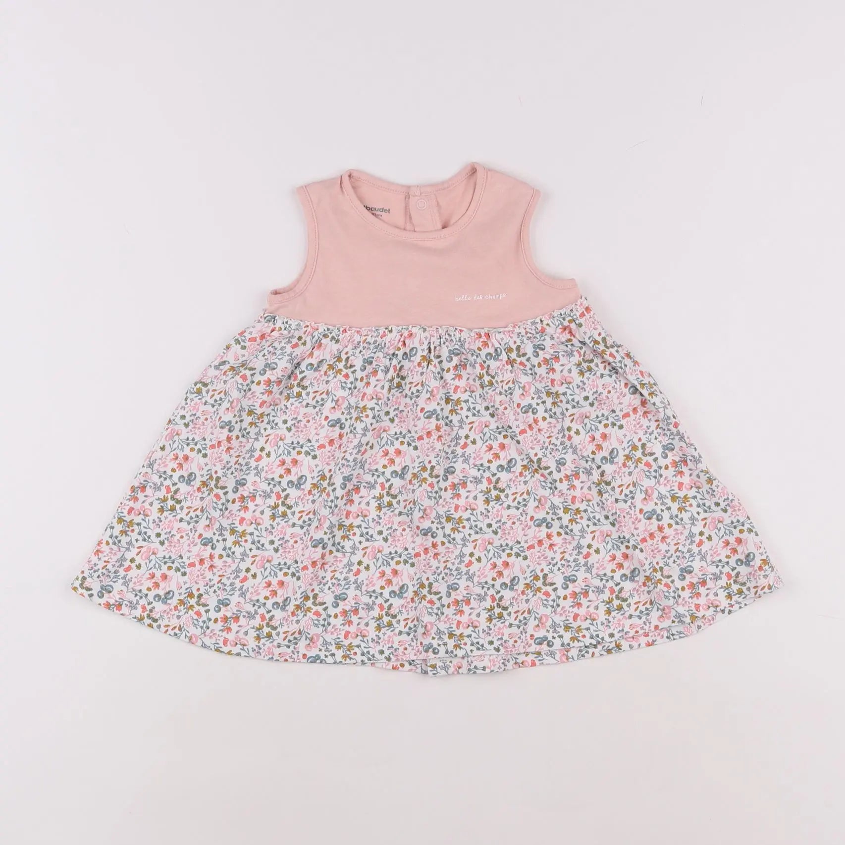 Vertbaudet - robe rose - 9 mois