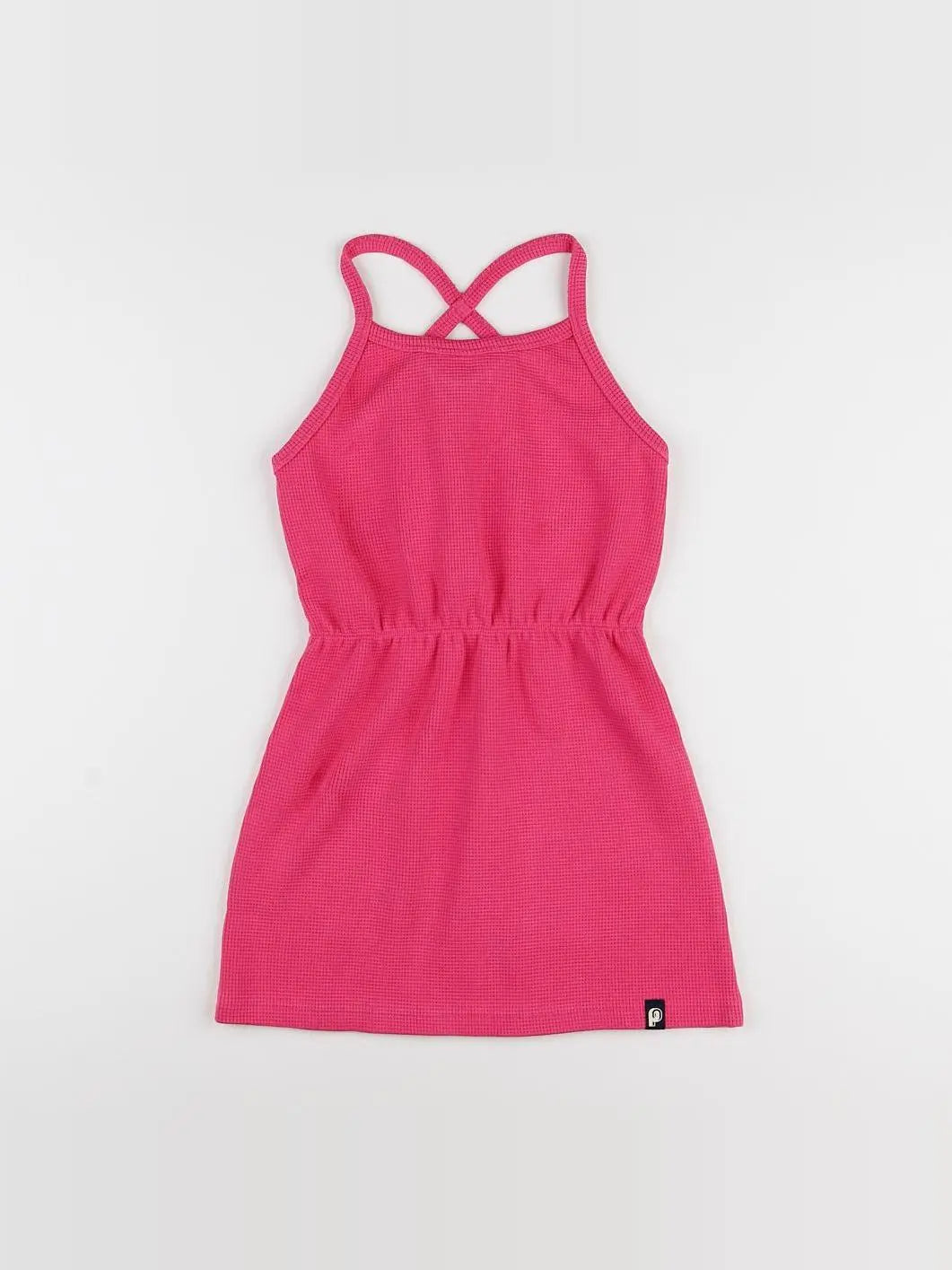 Robe Gaufre framboise