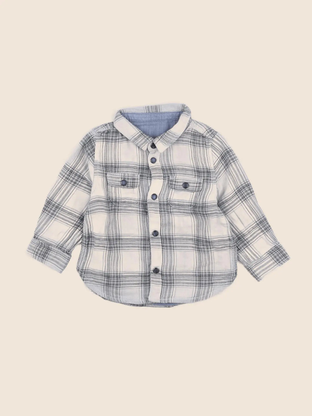 Tape à l'oeil - chemise bleu - 12 mois