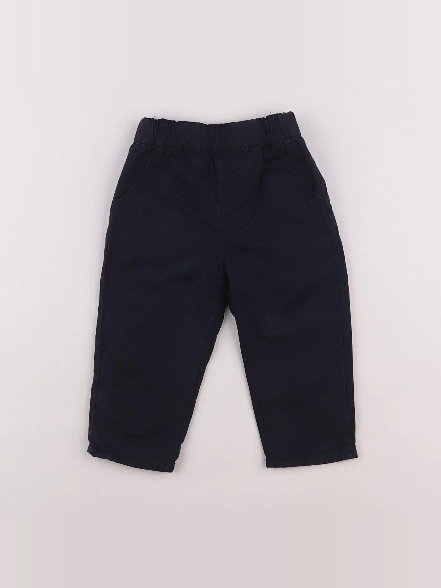 Boutchou - pantalon bleu - 12 mois