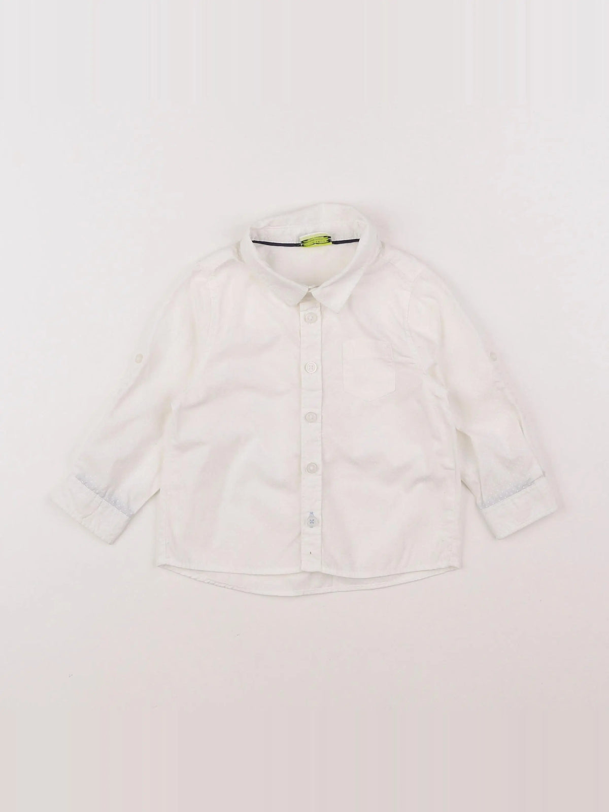 Tape à l'oeil - chemise blanc - 18 mois