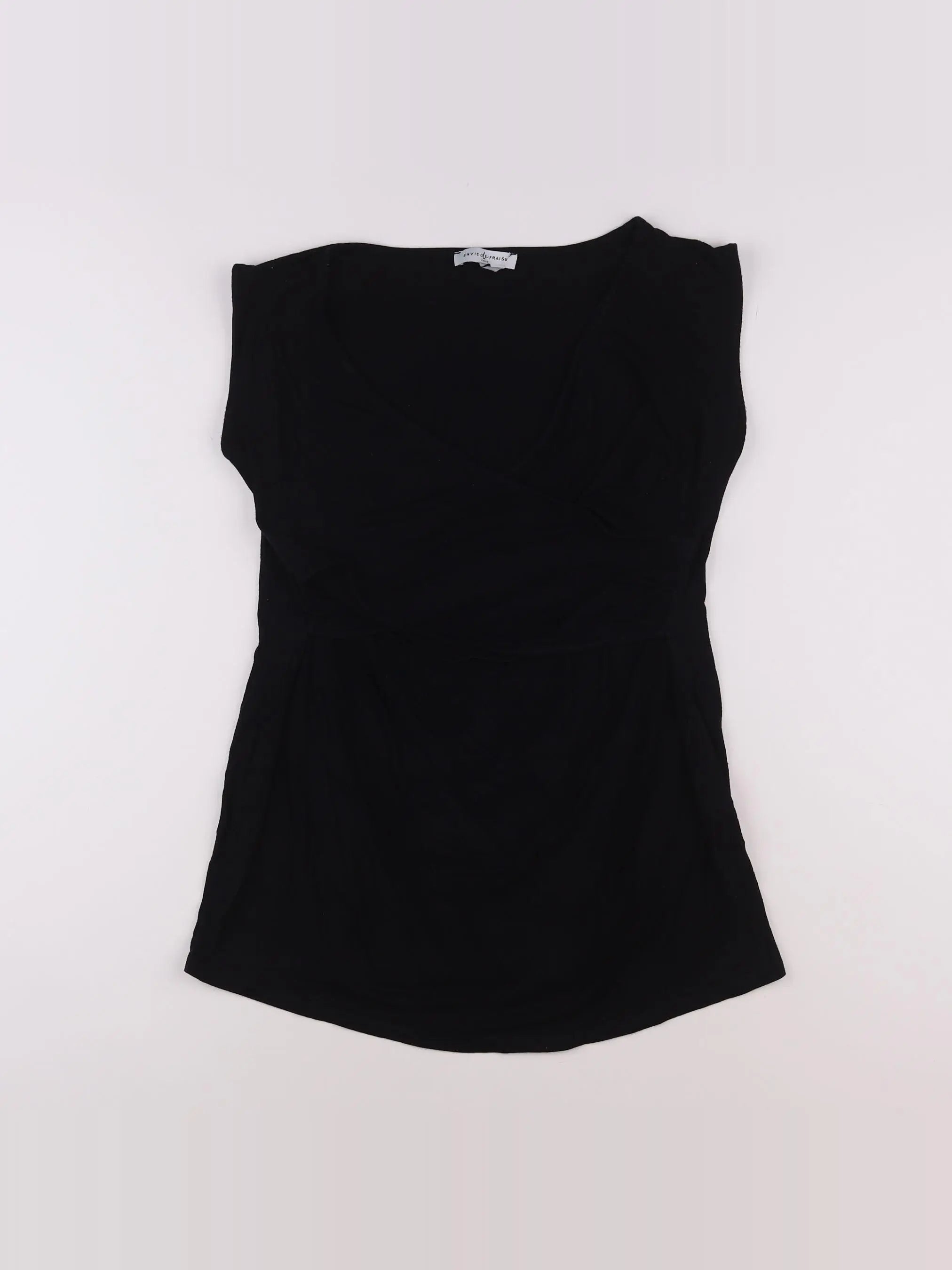 Envie de fraise - tee-shirt grossesse noir - 40 à 42