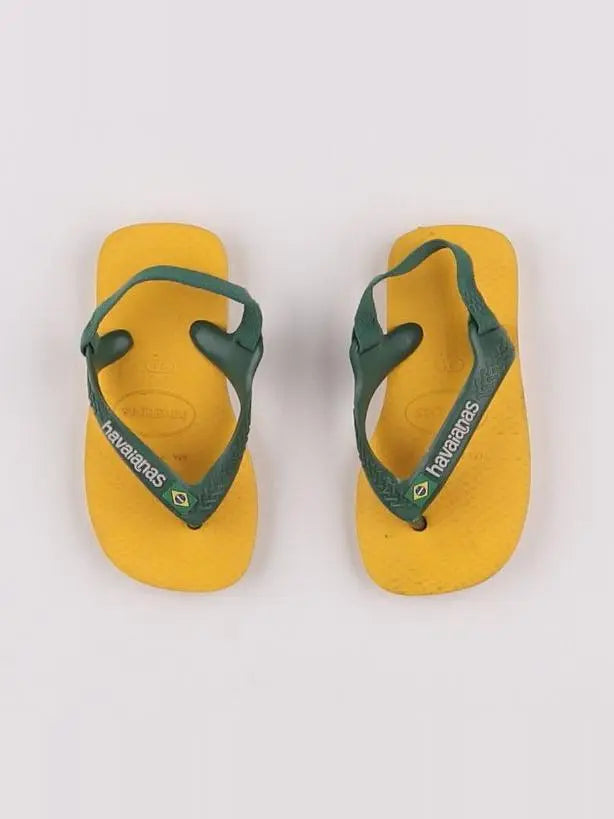 Havaianas - sandales jaune - pointure 21