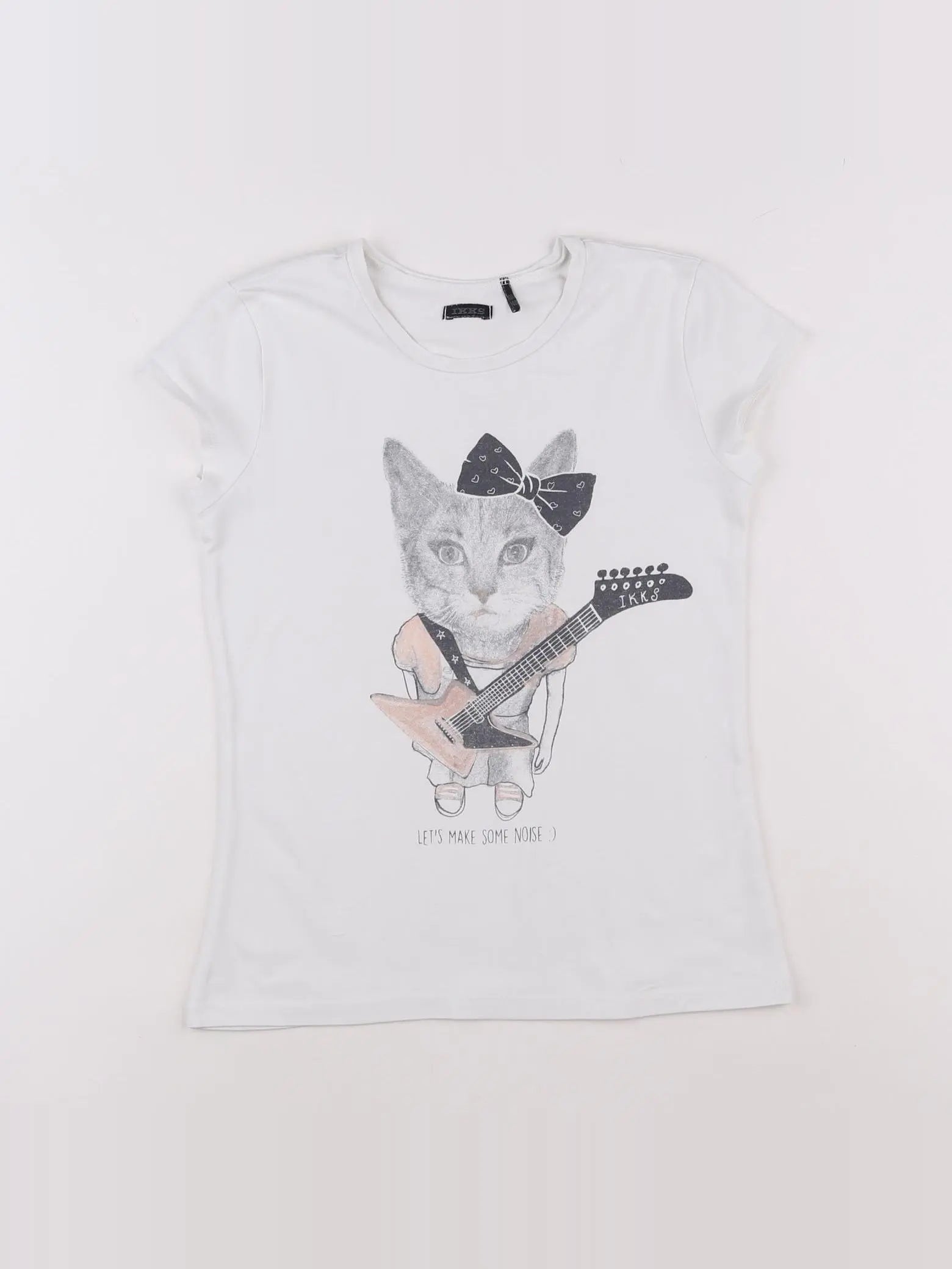IKKS - tee-shirt beige - 10 ans