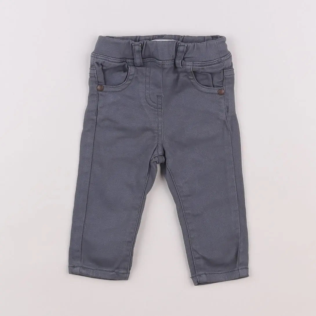 Vertbaudet - jegging gris - 3 mois