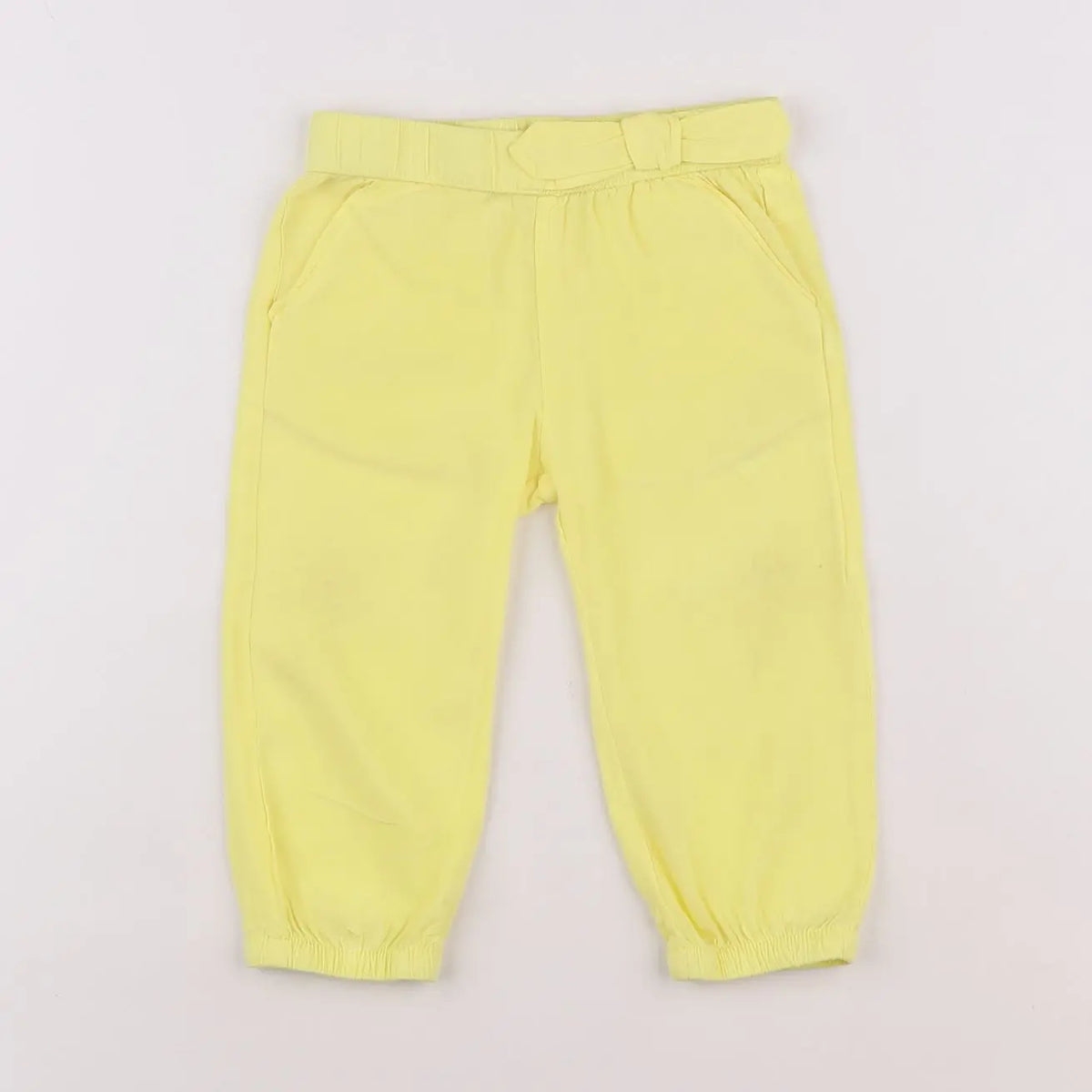Vertbaudet - pantalon jaune - 18 mois
