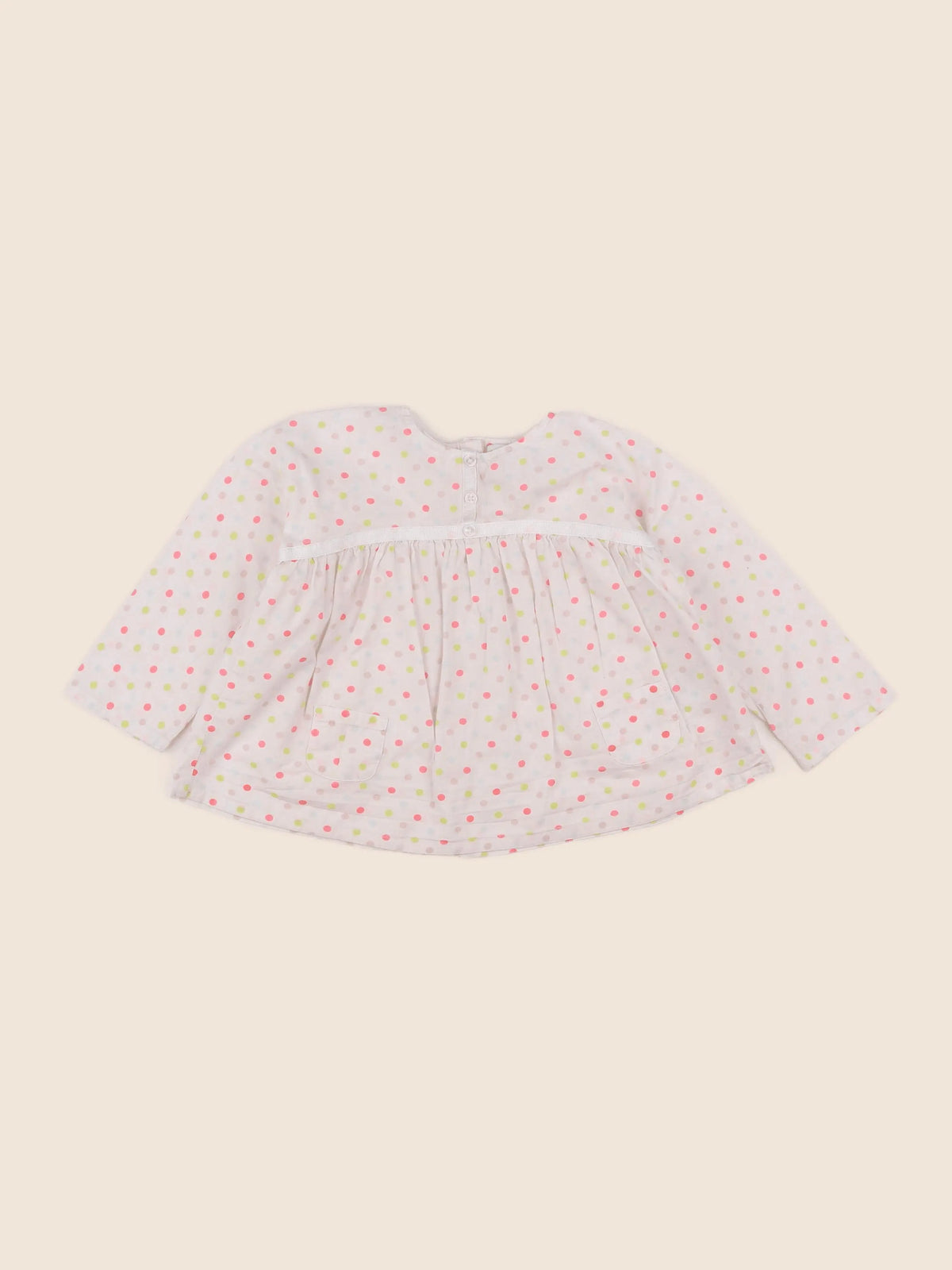 Vertbaudet - blouse multicolore - 18 mois