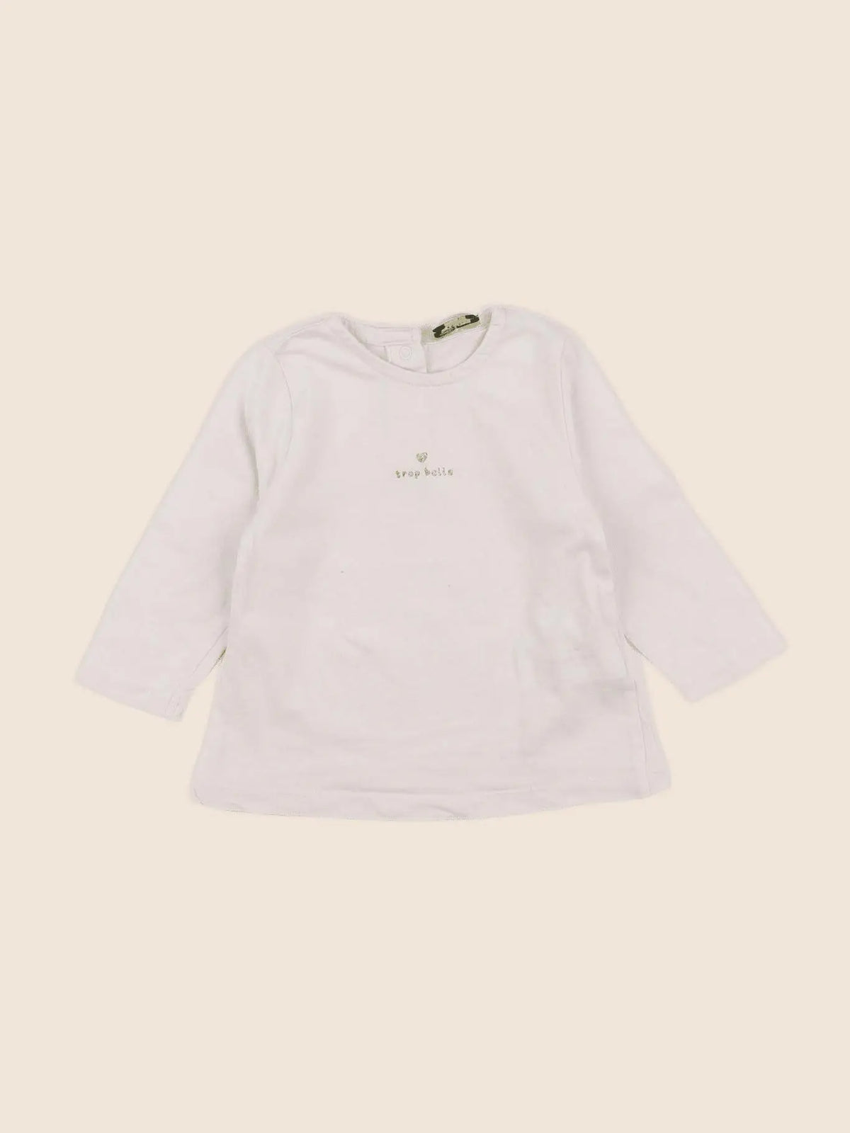 Tape à l'oeil - tee-shirt beige - 6 mois