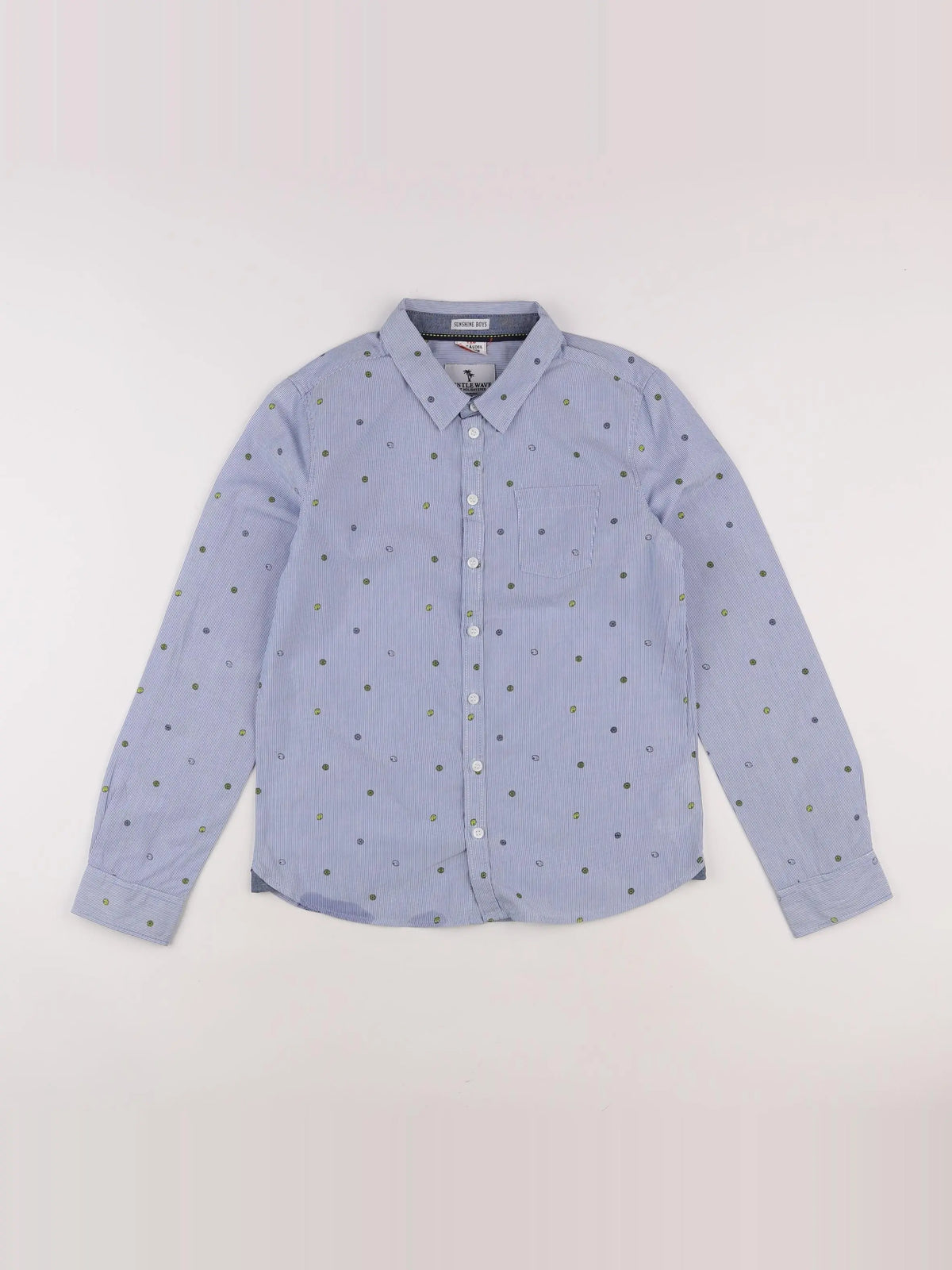 Tape à l'oeil - chemise blanc, bleu - 12 ans