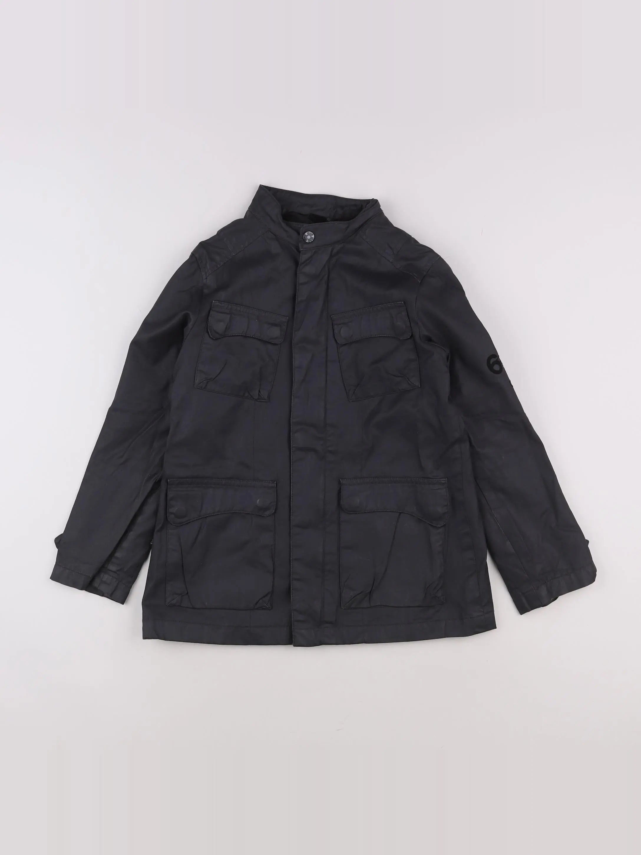 IKKS - veste simili cuir noir - 8 ans