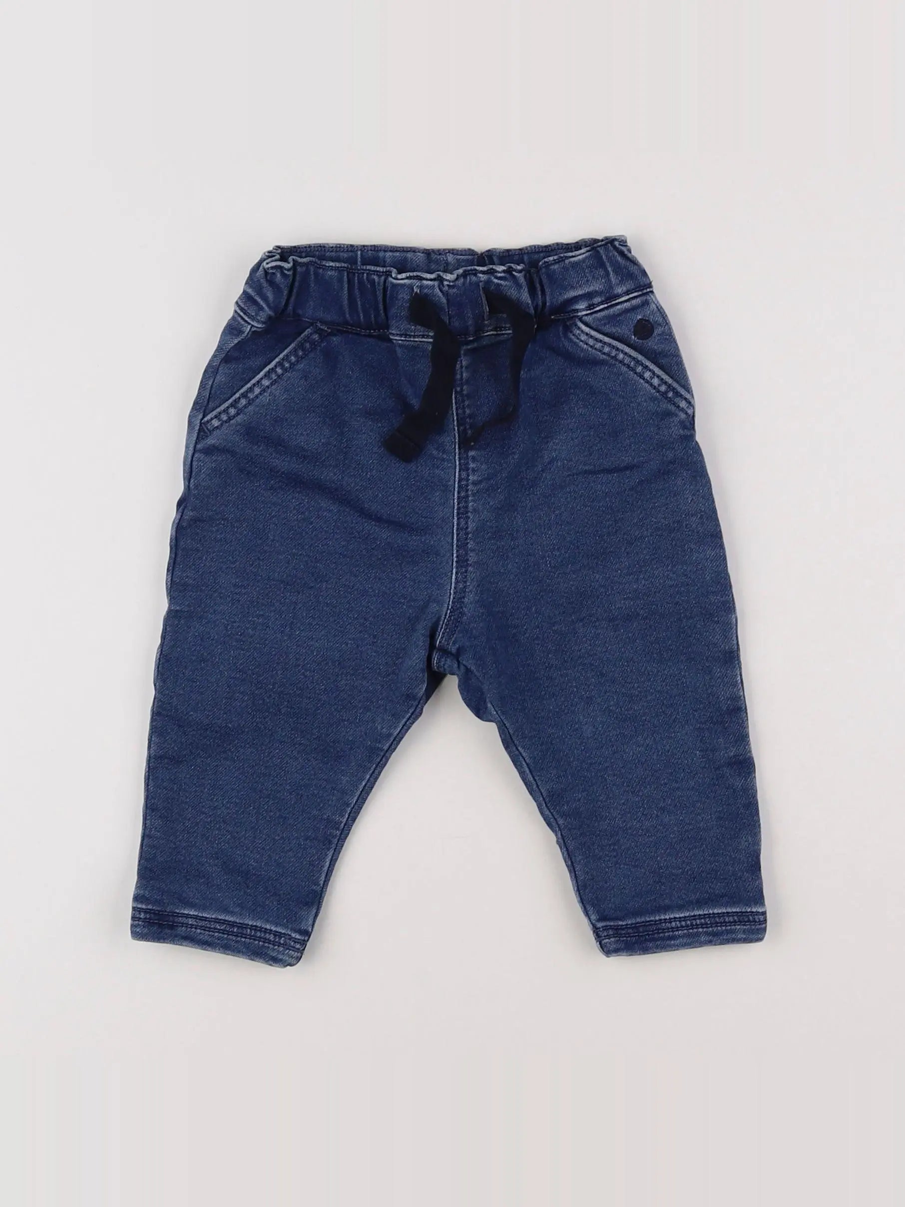 Petit Bateau - jean bleu - 6 mois